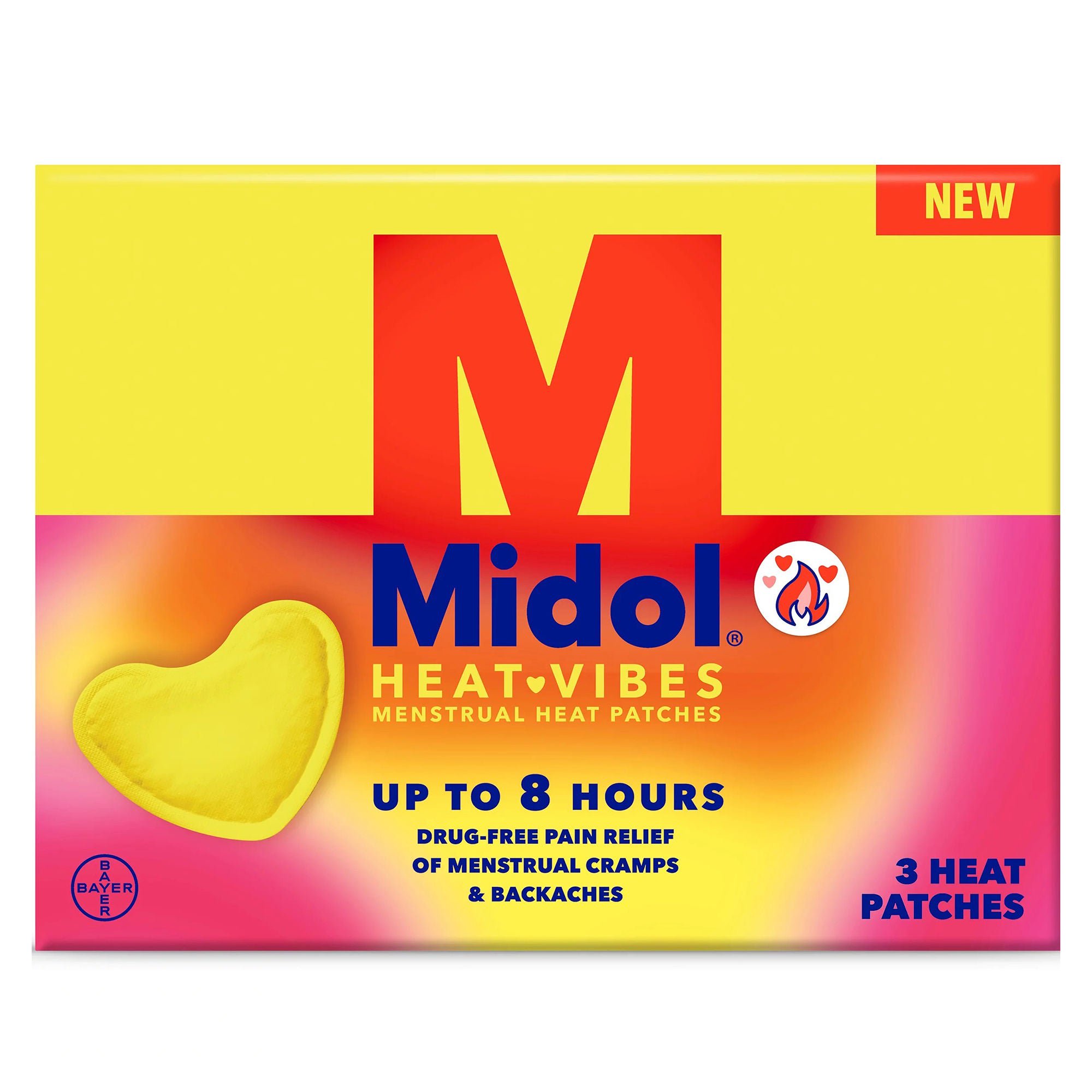 Bayer - 31284359660 Midol® Heat Vibes Patch
