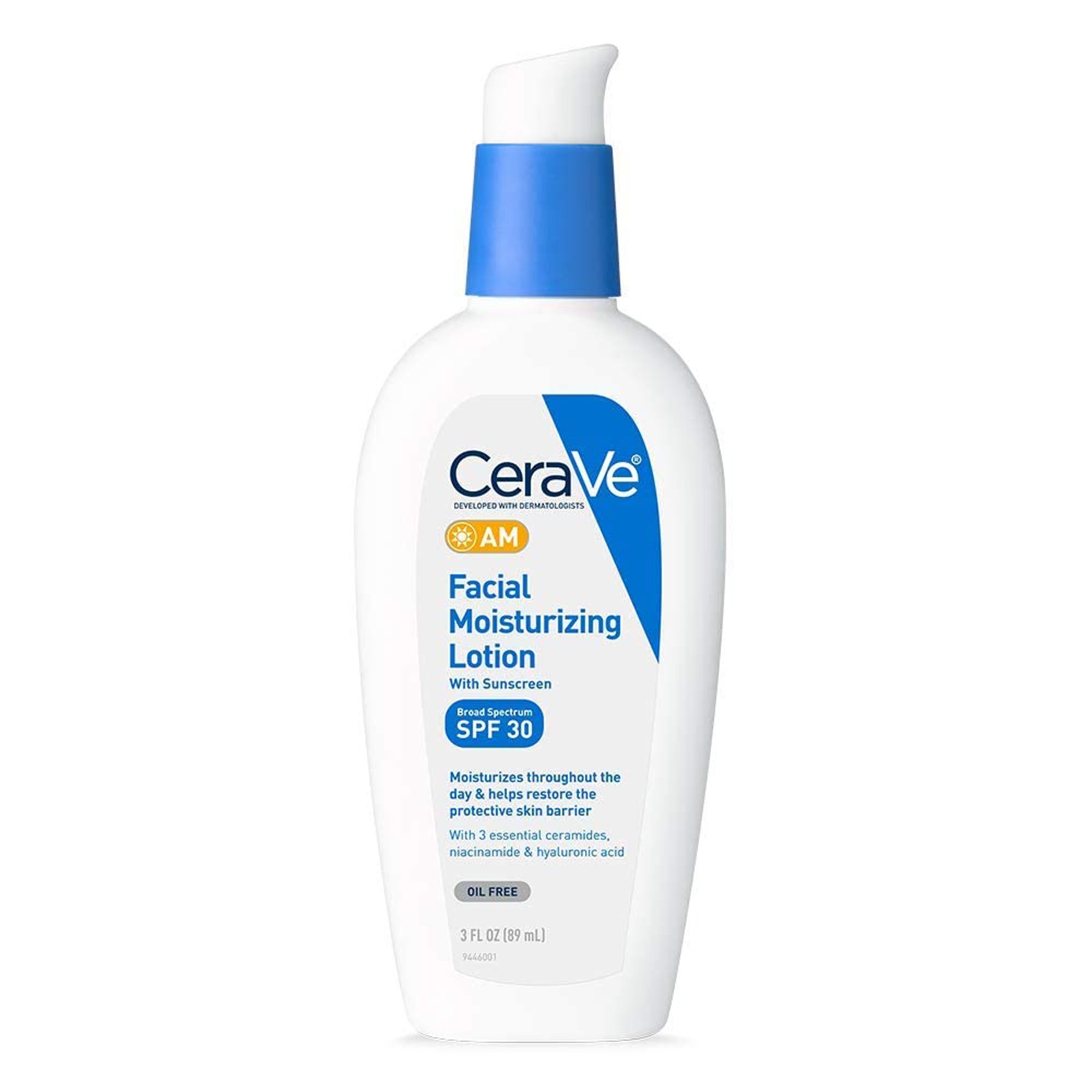 Loreal USA 60600053746 - CeraVe® AM Facial Moisturizing Lotion with Sunscreen - 1/Each