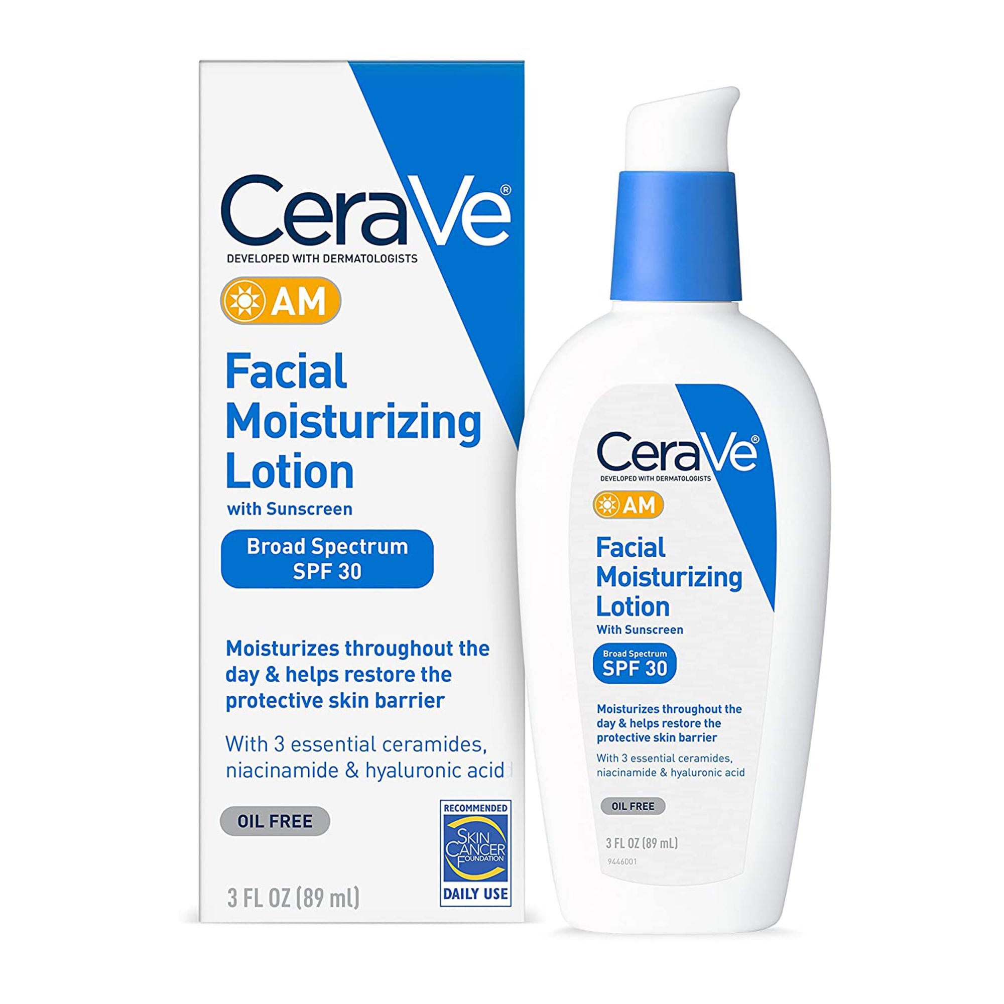 Loreal USA - 60600053746 CeraVe® AM Facial Moisturizing Lotion with Sunscreen