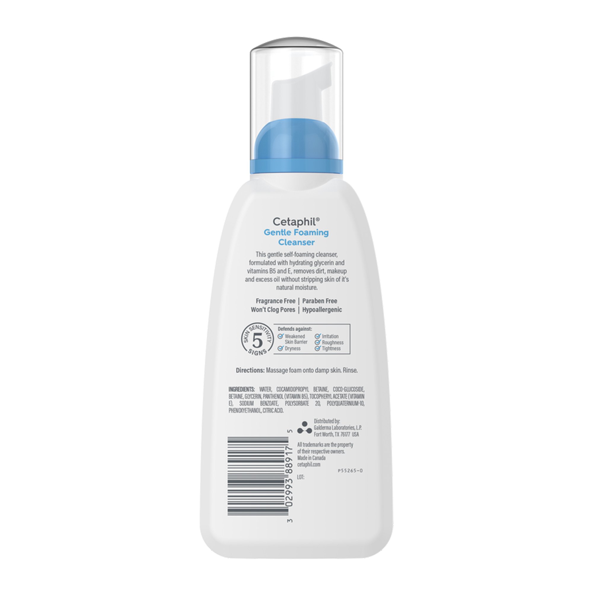 Cetaphil Foaming Face Wash Facial Cleanser 30299388908 by Galderma Laboratories