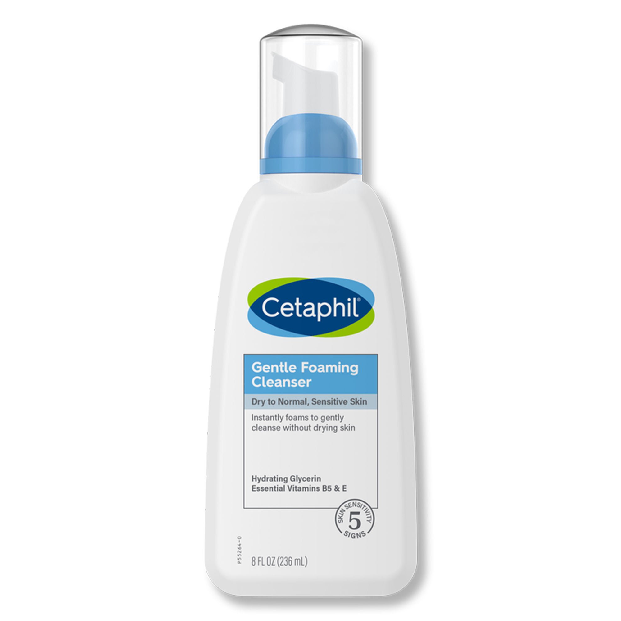 Galderma Laboratories - 30299388908 Facial Cleanser Cetaphil® Foaming Face Wash Foaming 8 oz. Pump Bottle Gentle Scent