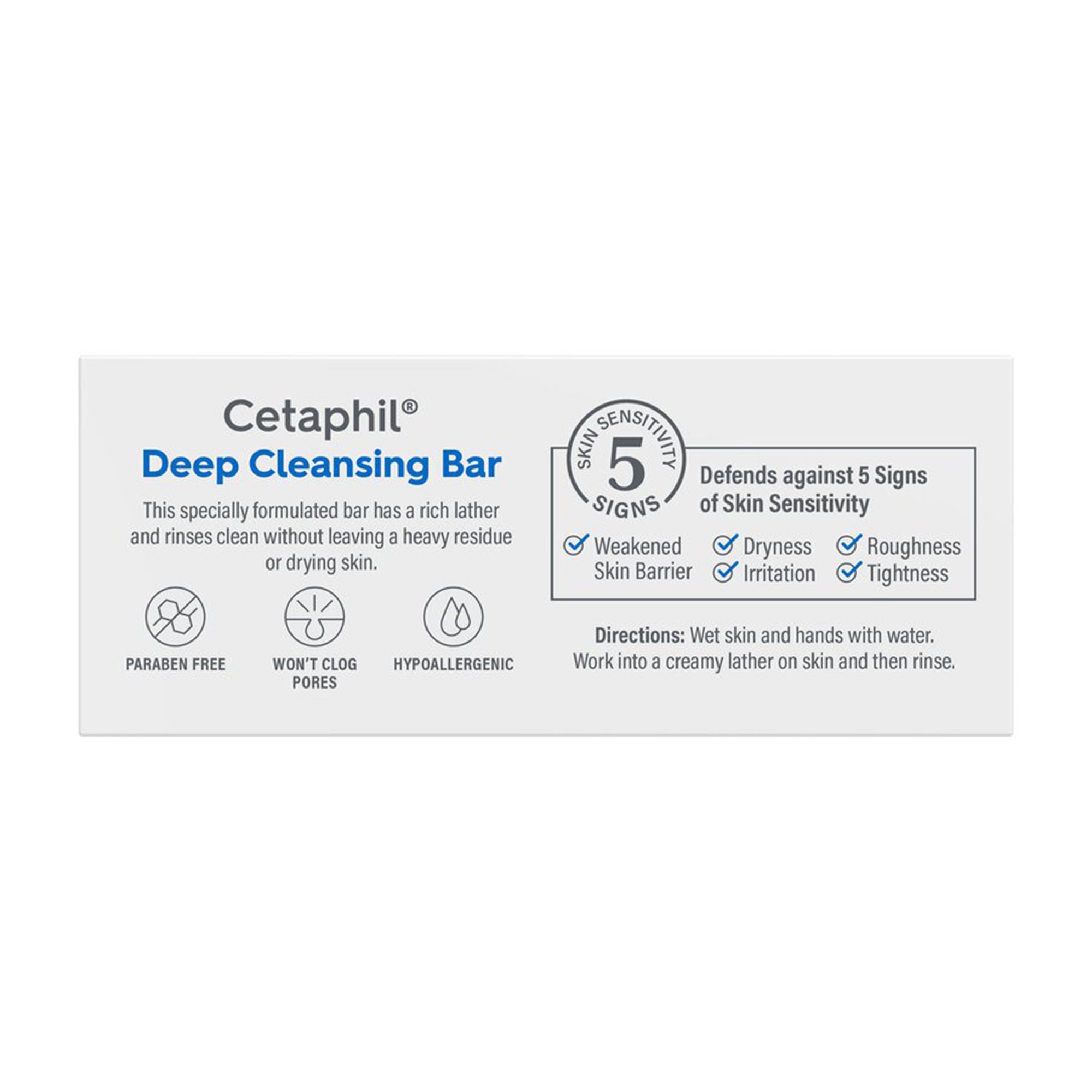 Galderma Laboratories 00299392357 - Cetaphil® Deep Cleansing Bar Dry to Normal, Sensitive Skin, Gentle Scent - 1/Each