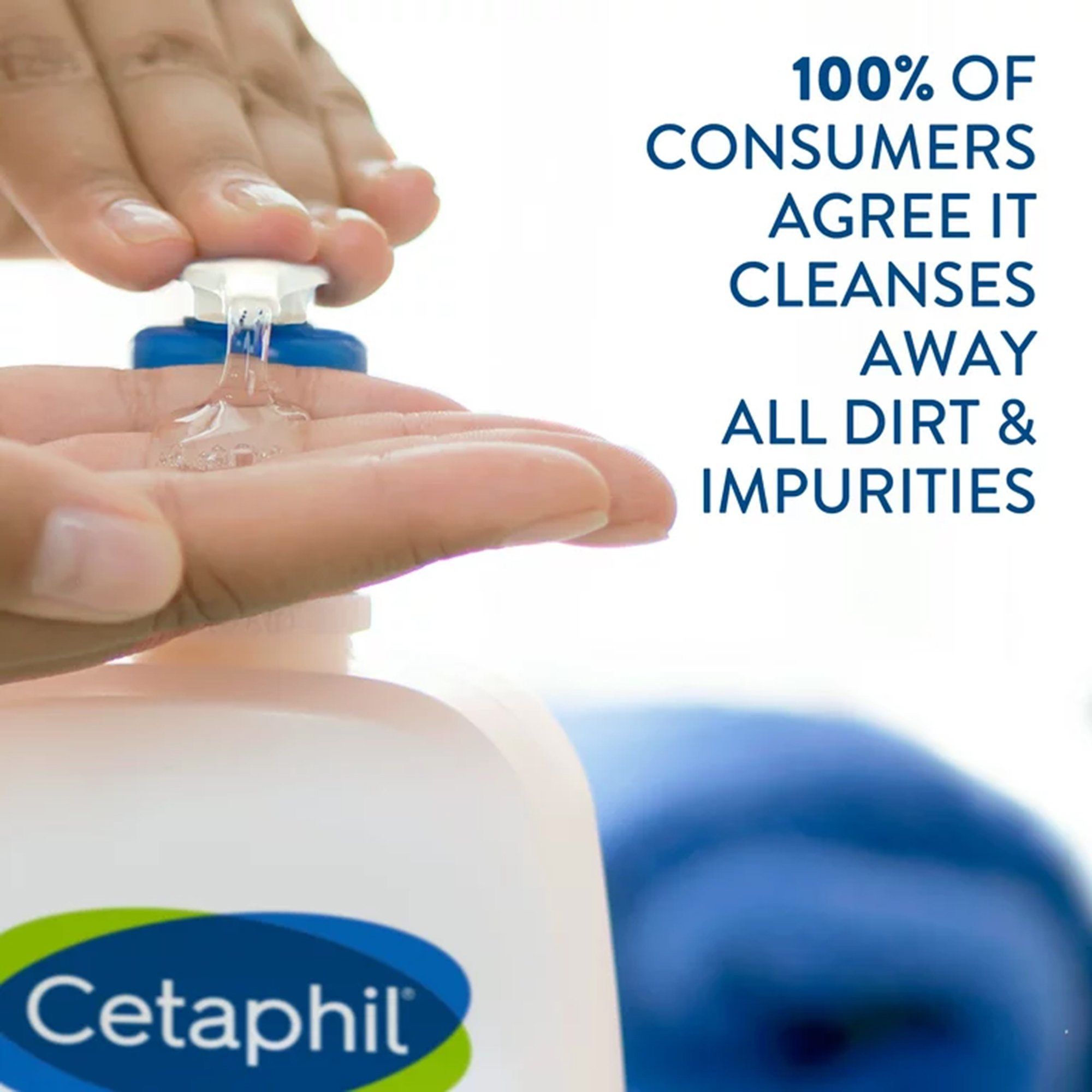 Galderma Laboratories 30299392735 - Cetaphil® Daily Facial Cleanser Normal to Oily Skin, 8-ounce Pump Bottle - 1/Each