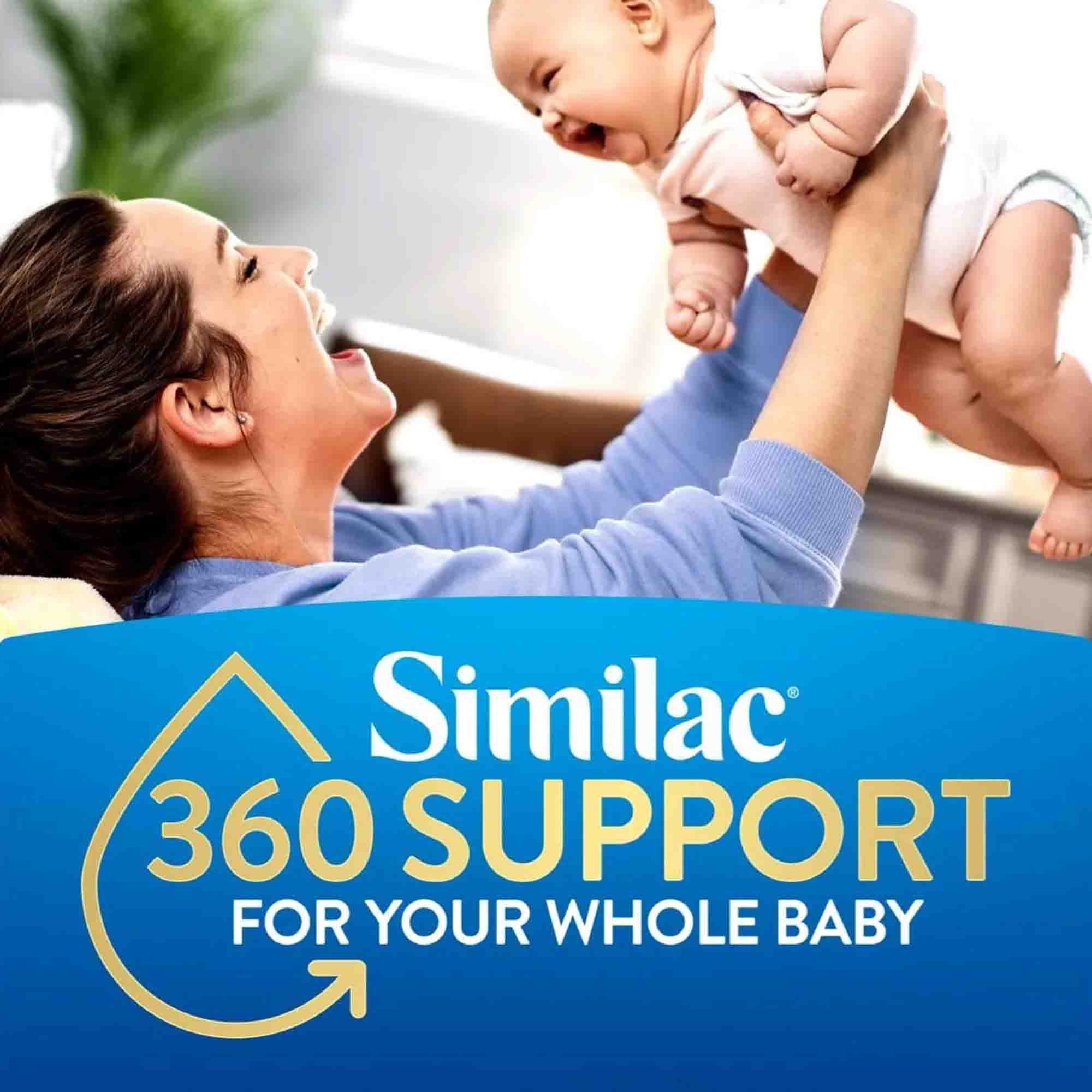 Abbott Nutrition 68654 - Similac® 360 Total Care® Milk-Based Powder Infant Formula - 1/Each, 6/Carton