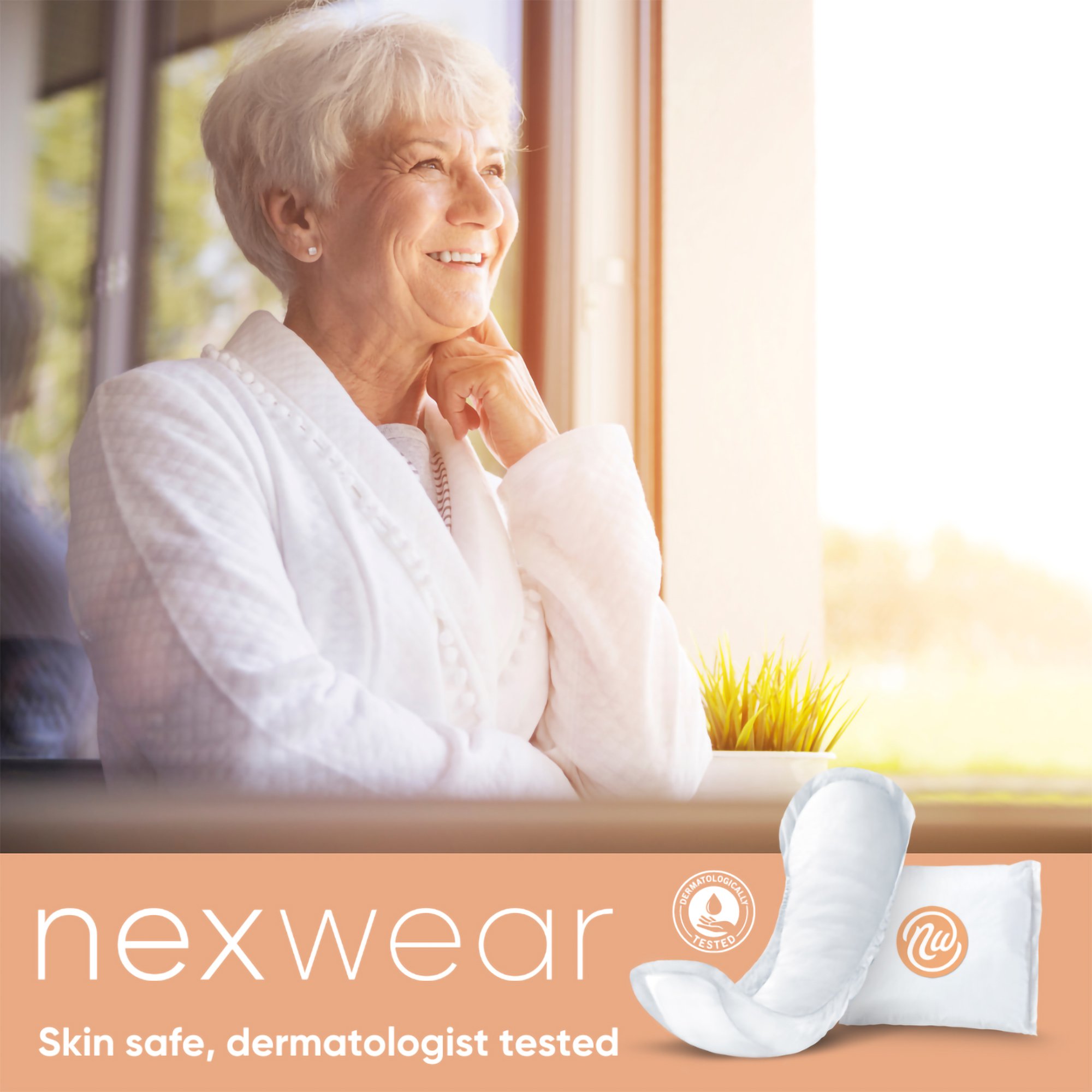 Valrico LLC 3390 - Nexwear Moderate Regular Bladder Control Pads - 30/Pack, 90/Case