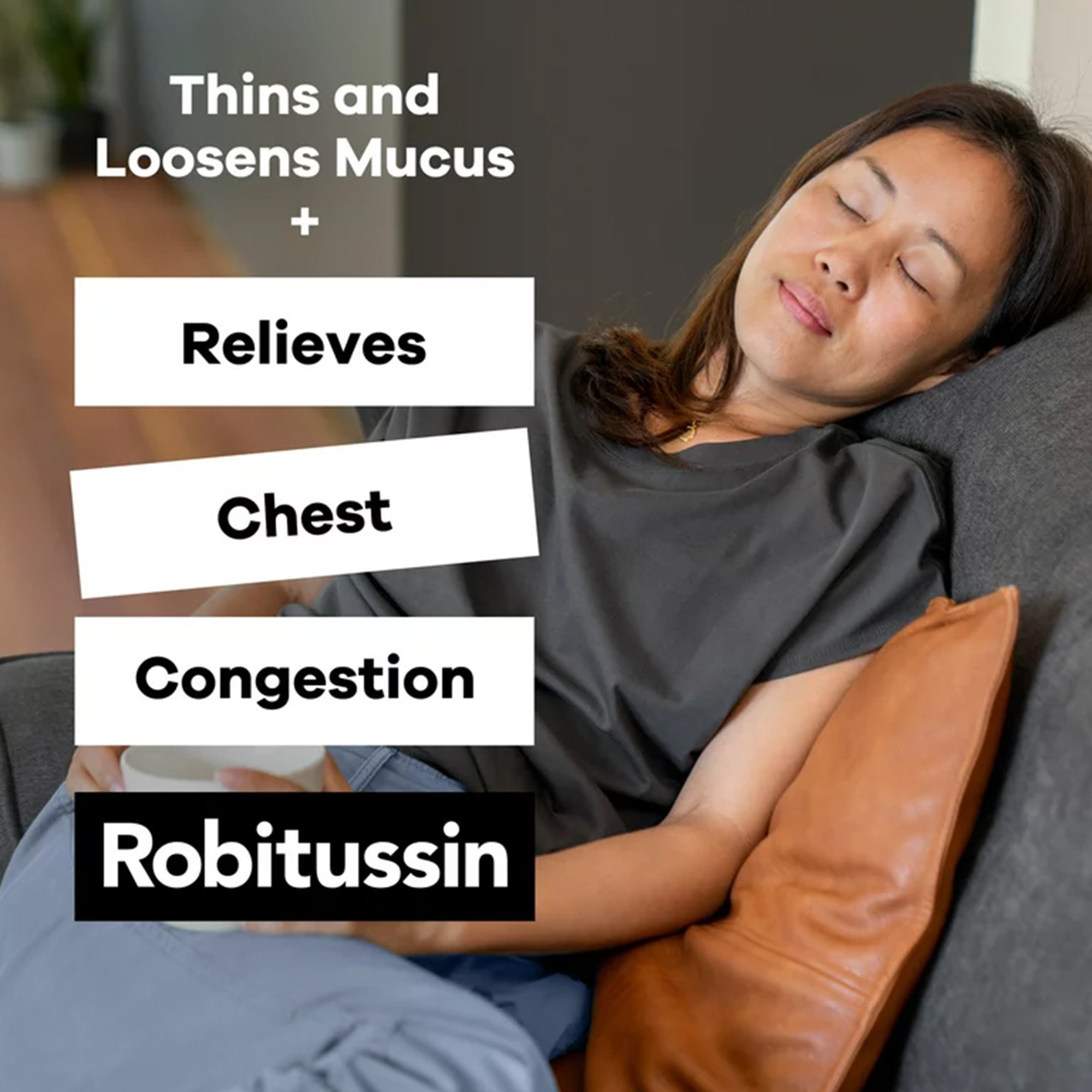 Glaxo Consumer Products 00031873918 - Robitussin Adult Cough + Chest Congestion DM Liquid Maximum Strength, 8 ounces - 1/Each