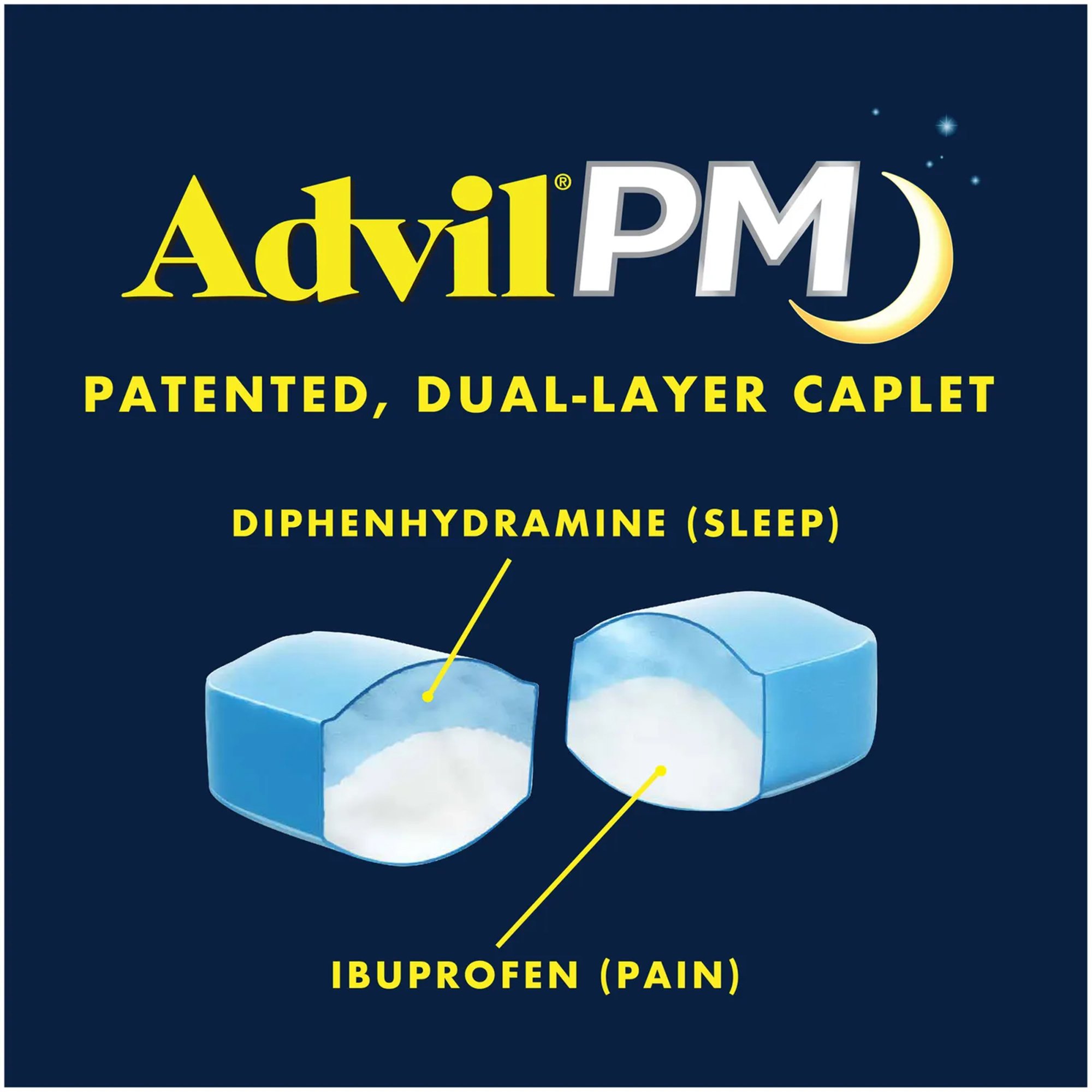 Glaxo Consumer Products 00573016440 - Advil PM Caplets - 1/Bottle