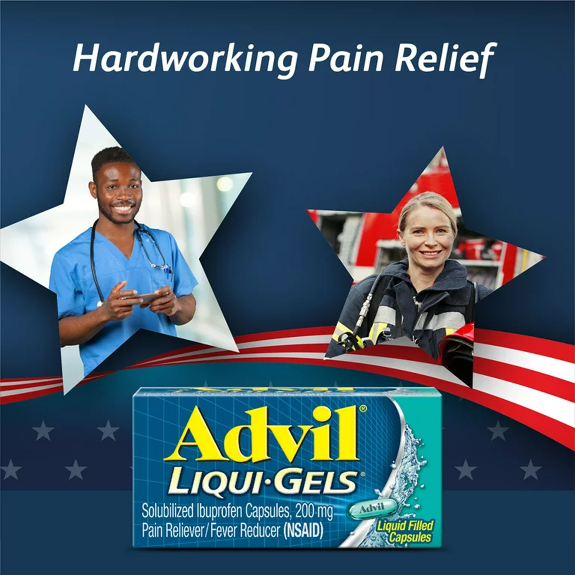 Glaxo Consumer Products 00573018432 - Advil® Cold & Sinus Liqui-Gels - 32/Box