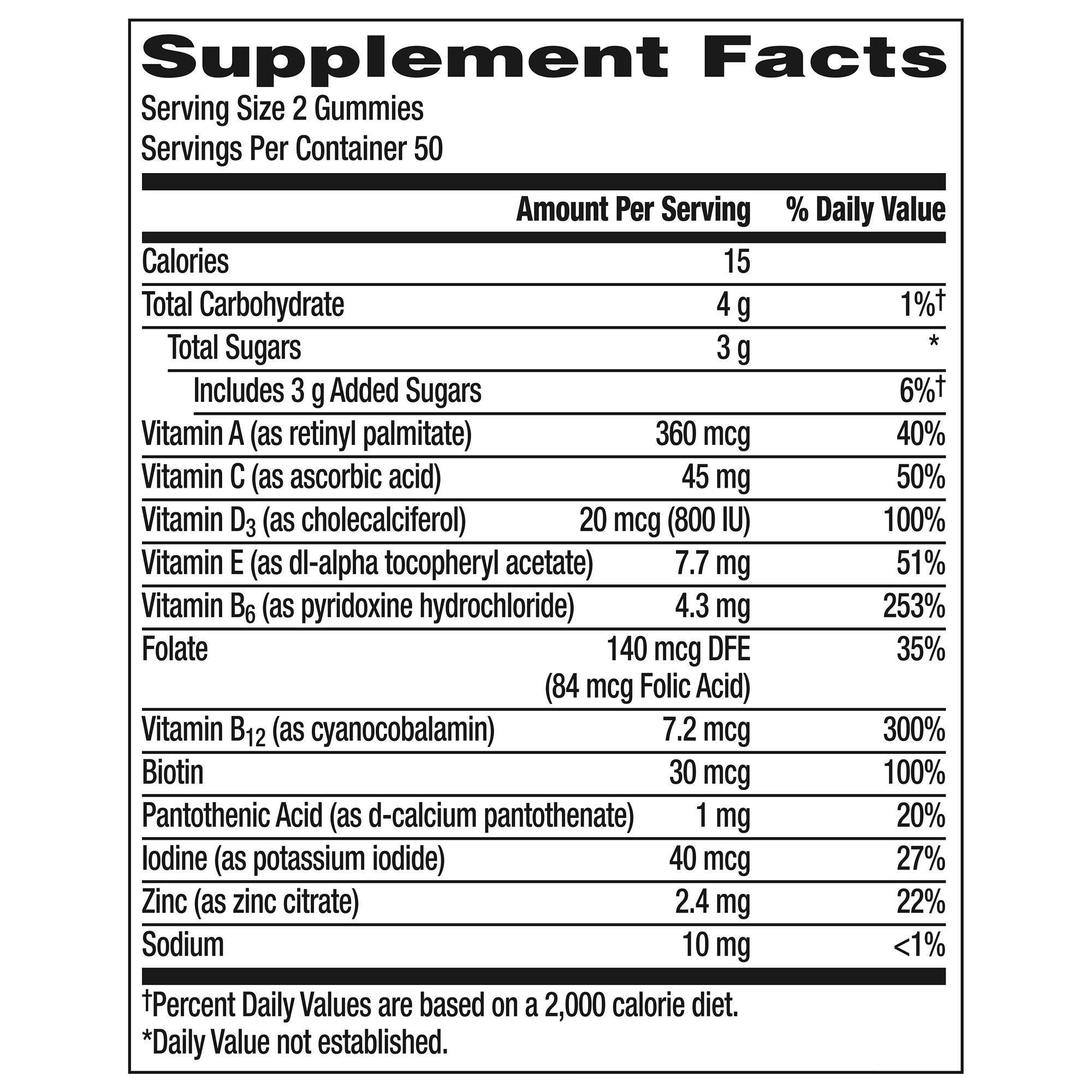 Glaxo Consumer Products - 30573128635 Centrum Men MultiGummies Assorted Natural Fruit Flavors