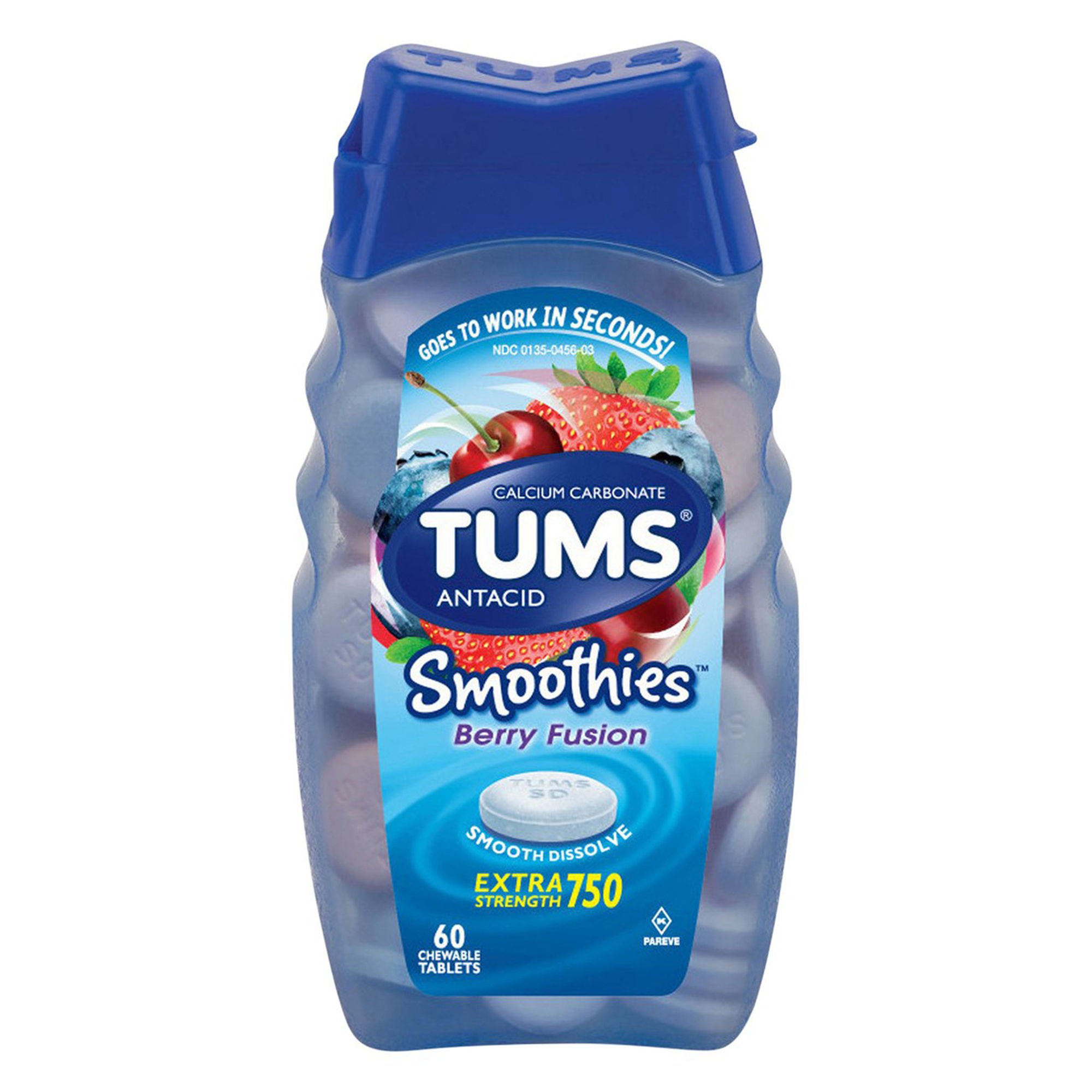 Glaxo Consumer Products - 00135060601 Tums Extra Strength 750 Antacid Smoothies