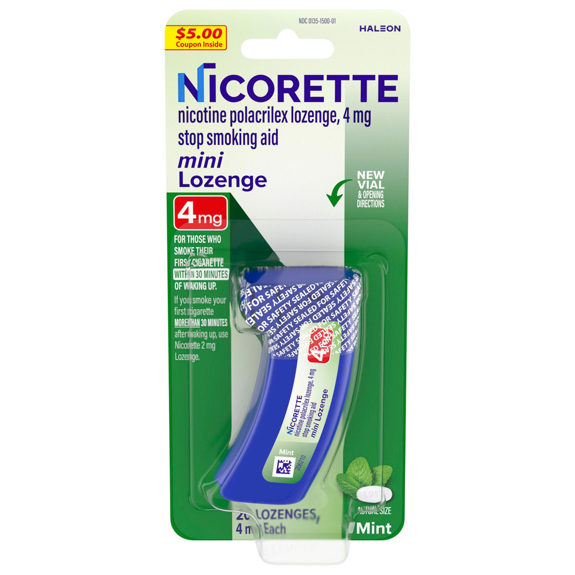 Glaxo Consumer Products - 30766981237 Nicorette Nicotine Polacrilex Lozenges 4 mg
