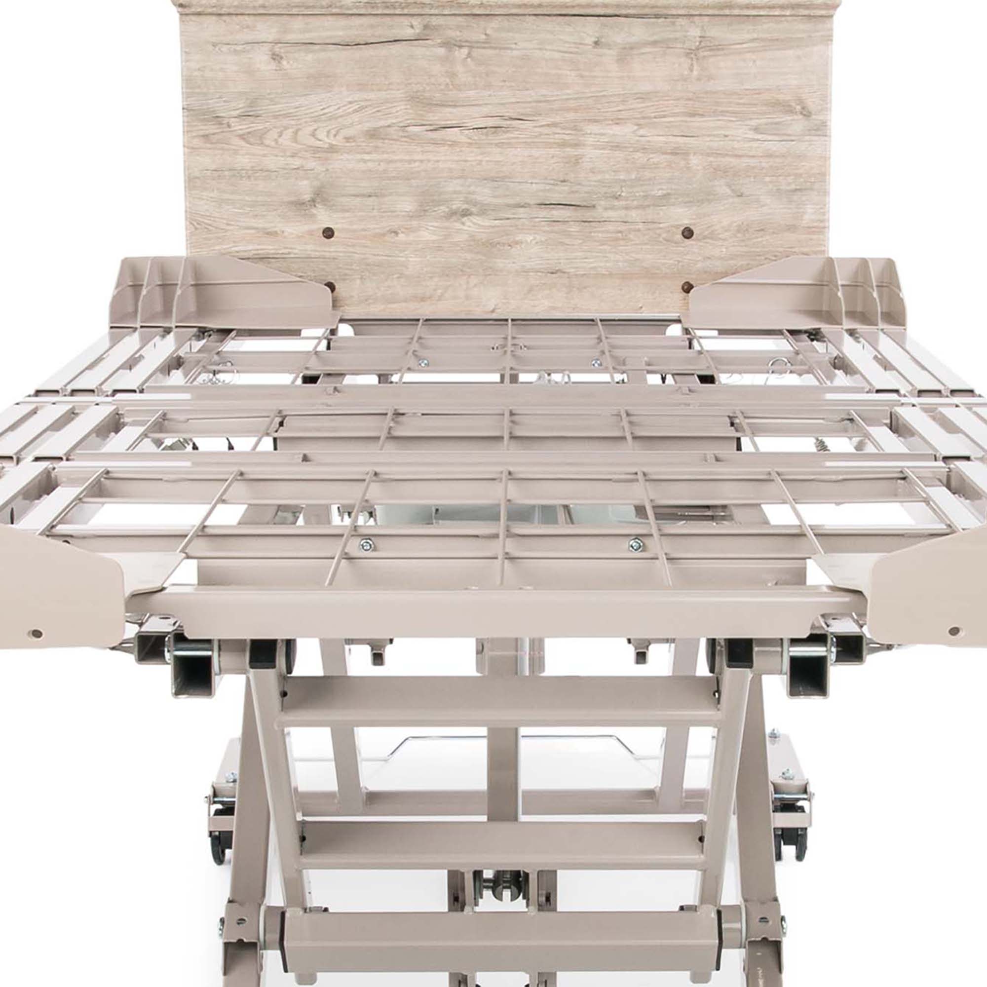 Graham-Field - ZZ7SW Electric Bed 7200 Zenith Series Long Term Care 87 Inch Length Adjustable Deck 3 Functions 8 to 30 Inch Height Range