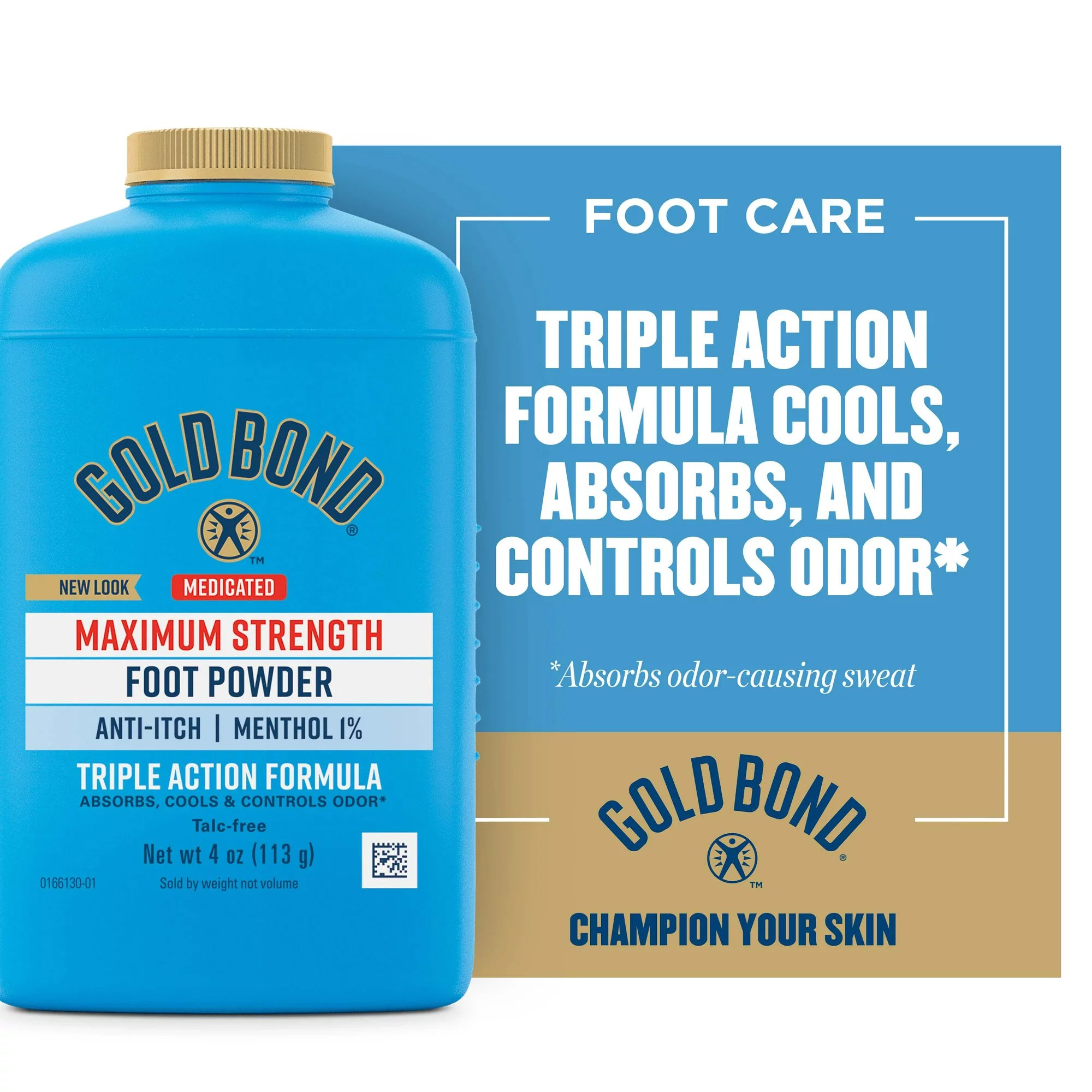 Sanofi 04116701706 - Gold Bond® Maximum Strength Medicated Foot Powder, 4 oz. - 1/Each