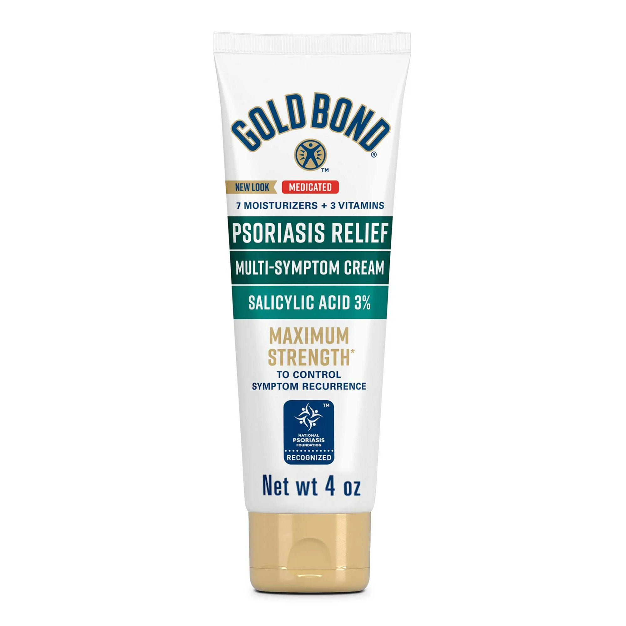 Sanofi - 04116704125 Gold Bond® Medicated Psoriasis Relief 3% Salicylic Acid Multi-Symptom Cream