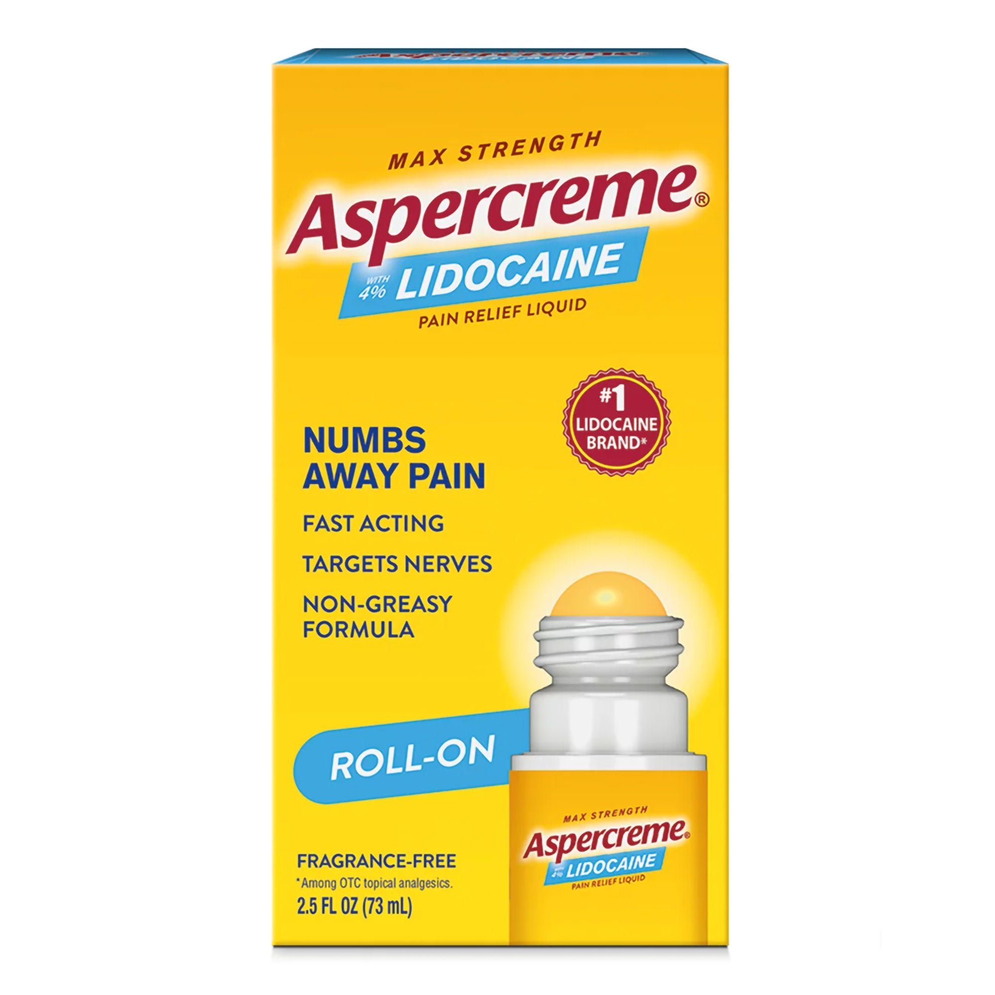 Sanofi - 04116705810 Aspercreme with 4% Lidocaine Pain Relief Liquid