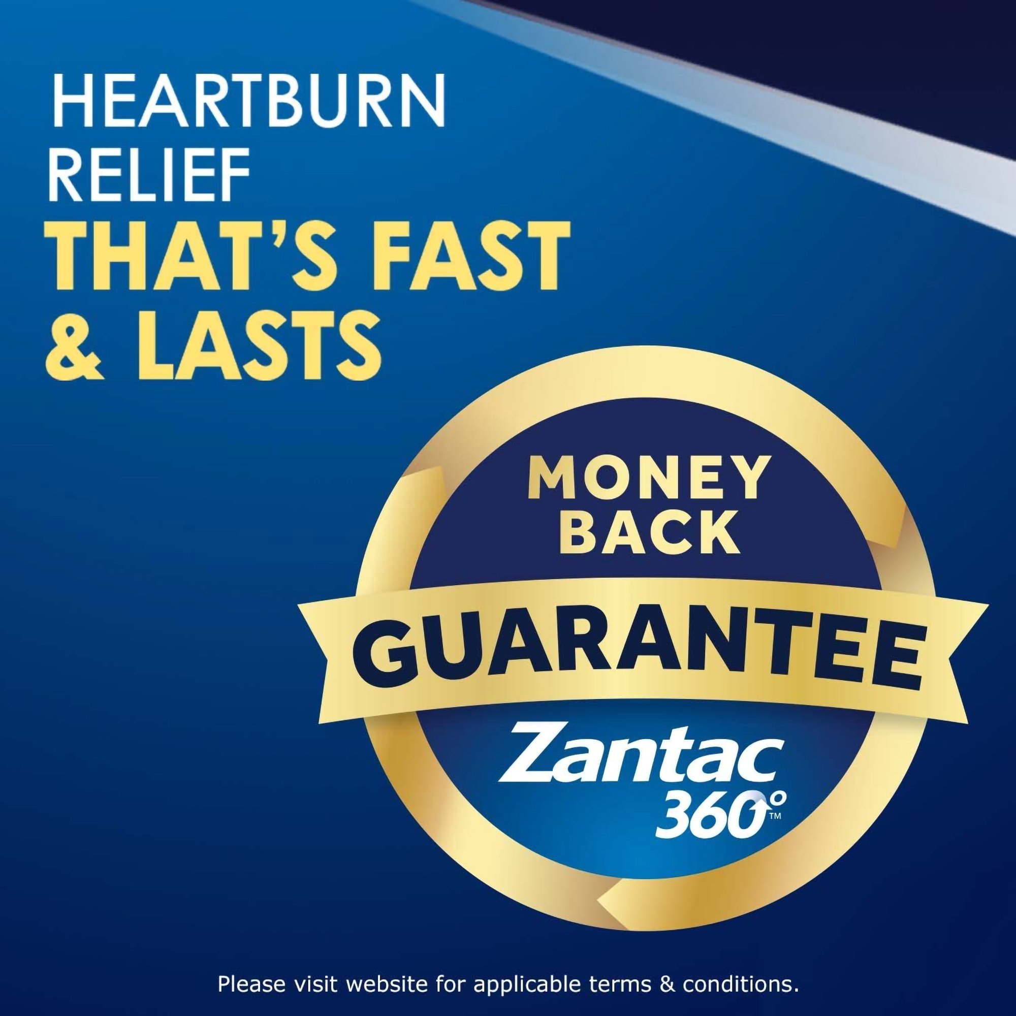 Sanofi 68142103614 - Zantac 360°™ Acid Reducer Maximum Strength Tablets - 1/Bottle