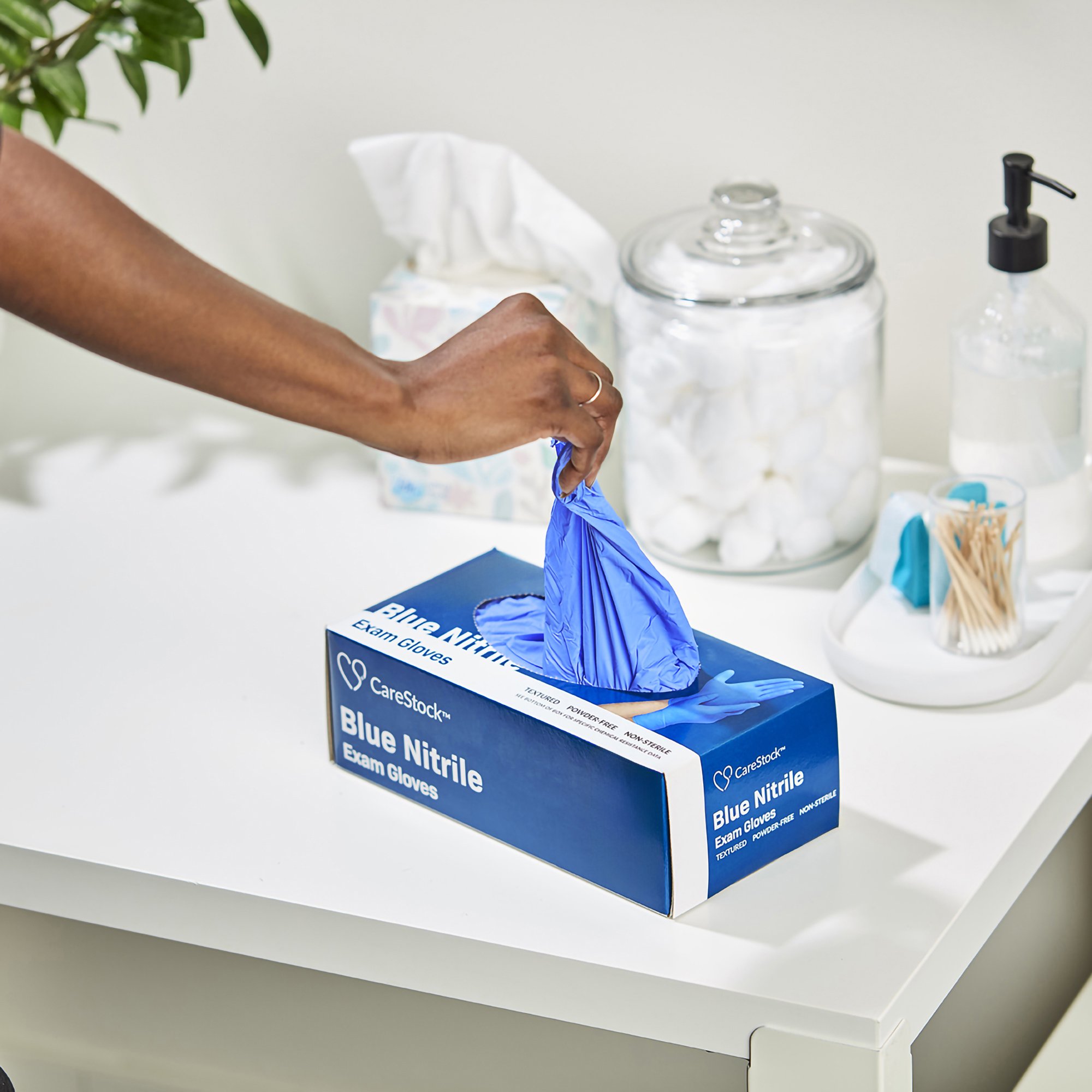 CareStock CS2716 - CareStock™ Nitrile Exam Glove, Large, Blue - 200/Box, 2000/Case
