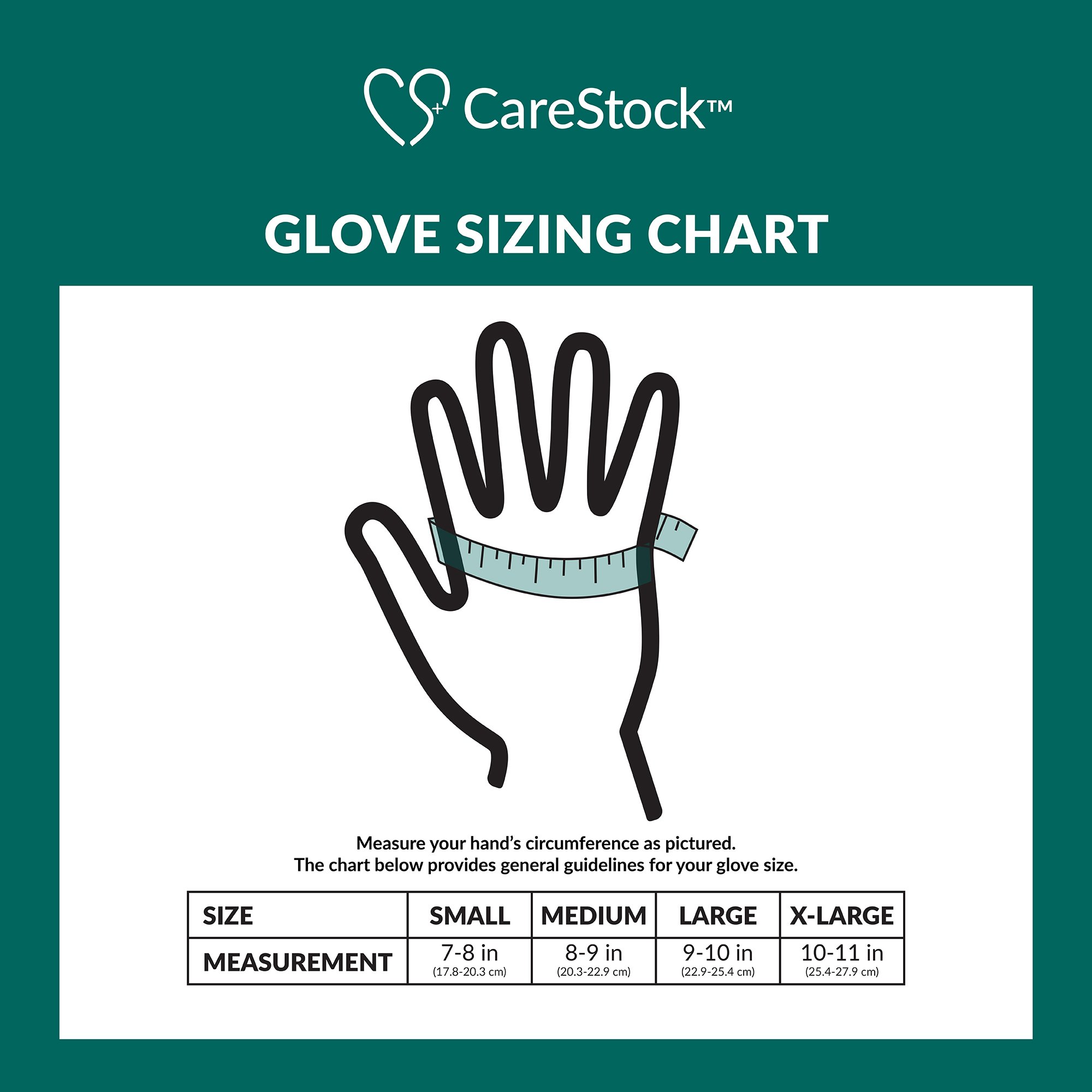 CareStock CS2594 - CareStock™ Vinyl Exam Glove, Medium, Ivory - 100/Box, 1000/Case