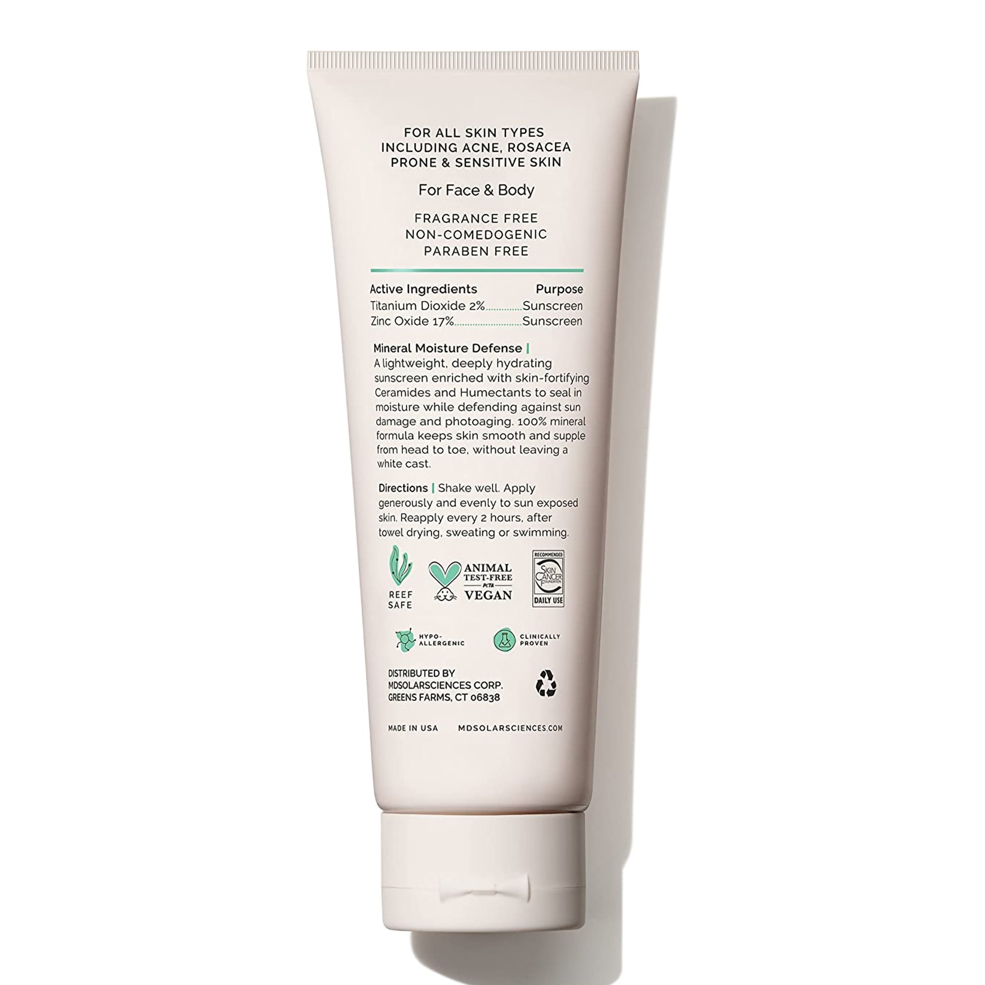 MDSolarSciences 165001 - MDSolarSciences® Mineral Moisture Defense SPF 50 - 1/Each, 6/Pack, 48/Case