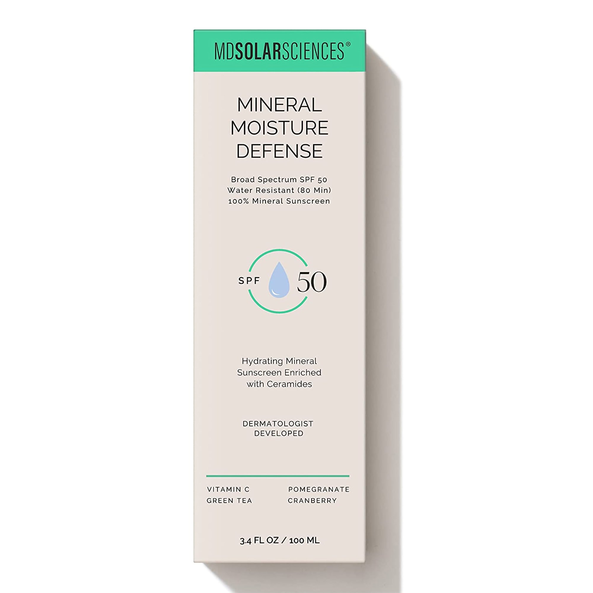 MDSolarSciences 165001 - MDSolarSciences® Mineral Moisture Defense SPF 50 - 1/Each, 6/Pack, 48/Case