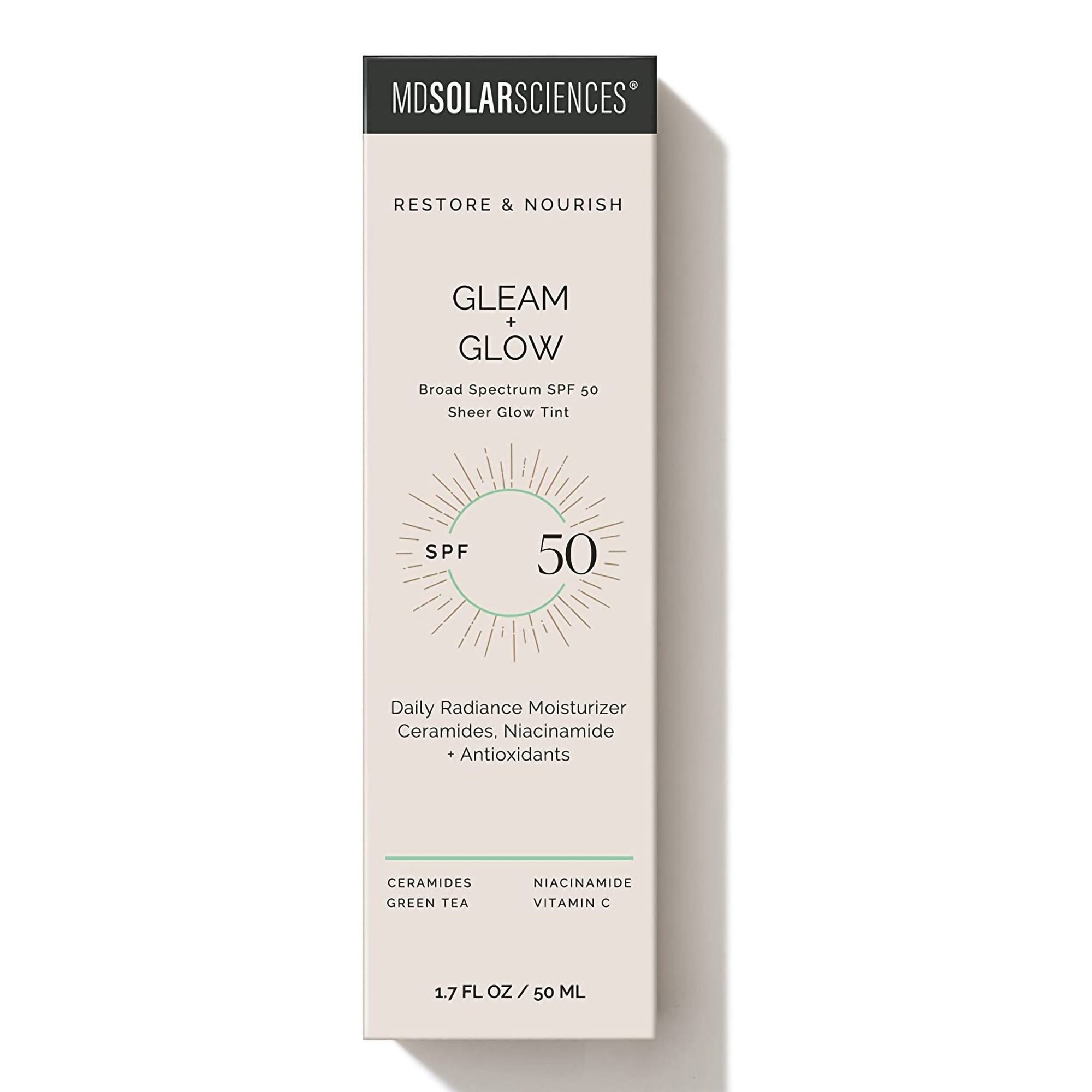MDSolarSciences 173001 - MDSolarSciences® Gleam + Glow SPF 50 - 1/Each, 3/Pack, 24/Case