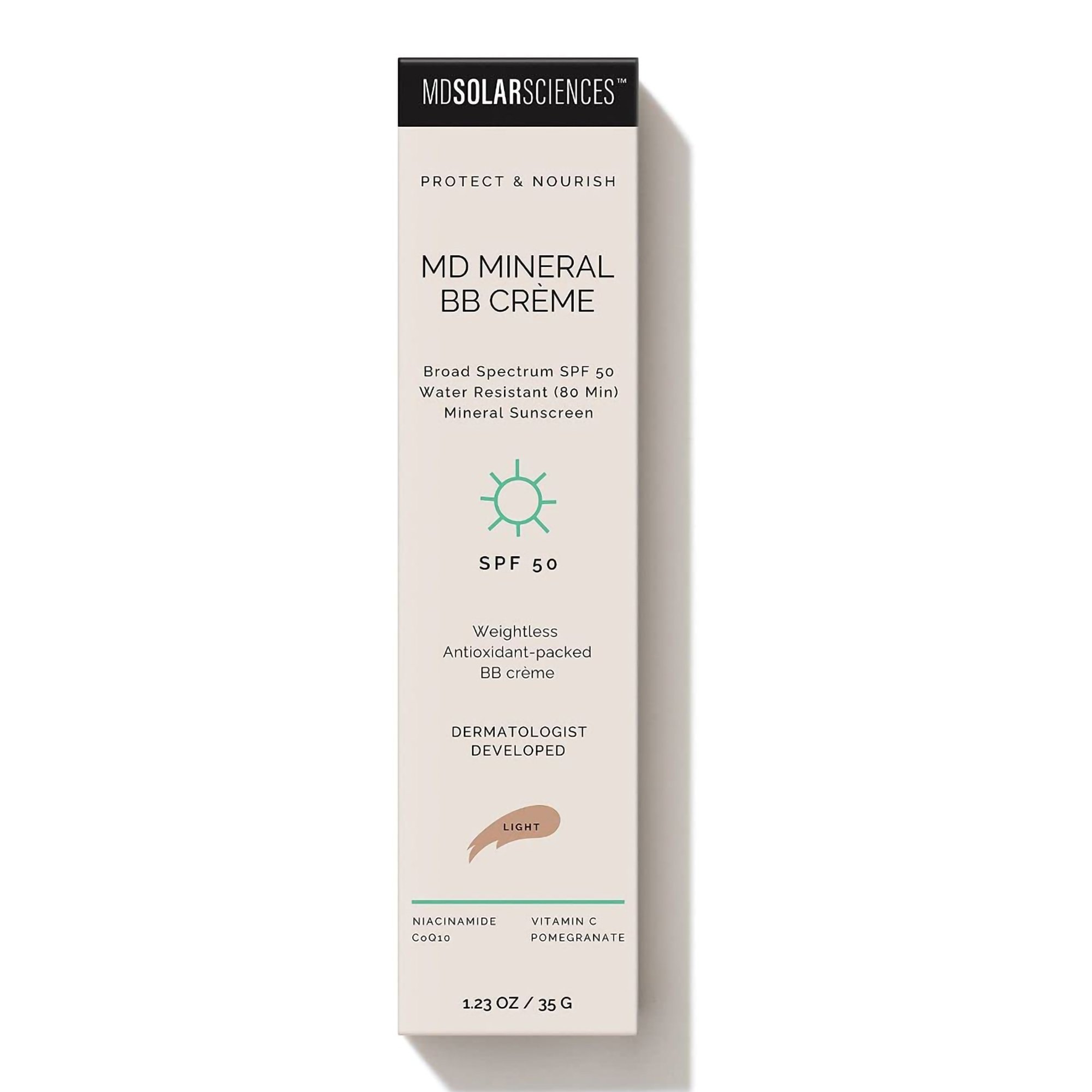 MDSolarSciences 147003 - MDSolarsciences™ MD Mineral BB Crème SPF 50, Light - 1/Each, 3/Pack, 24/Case