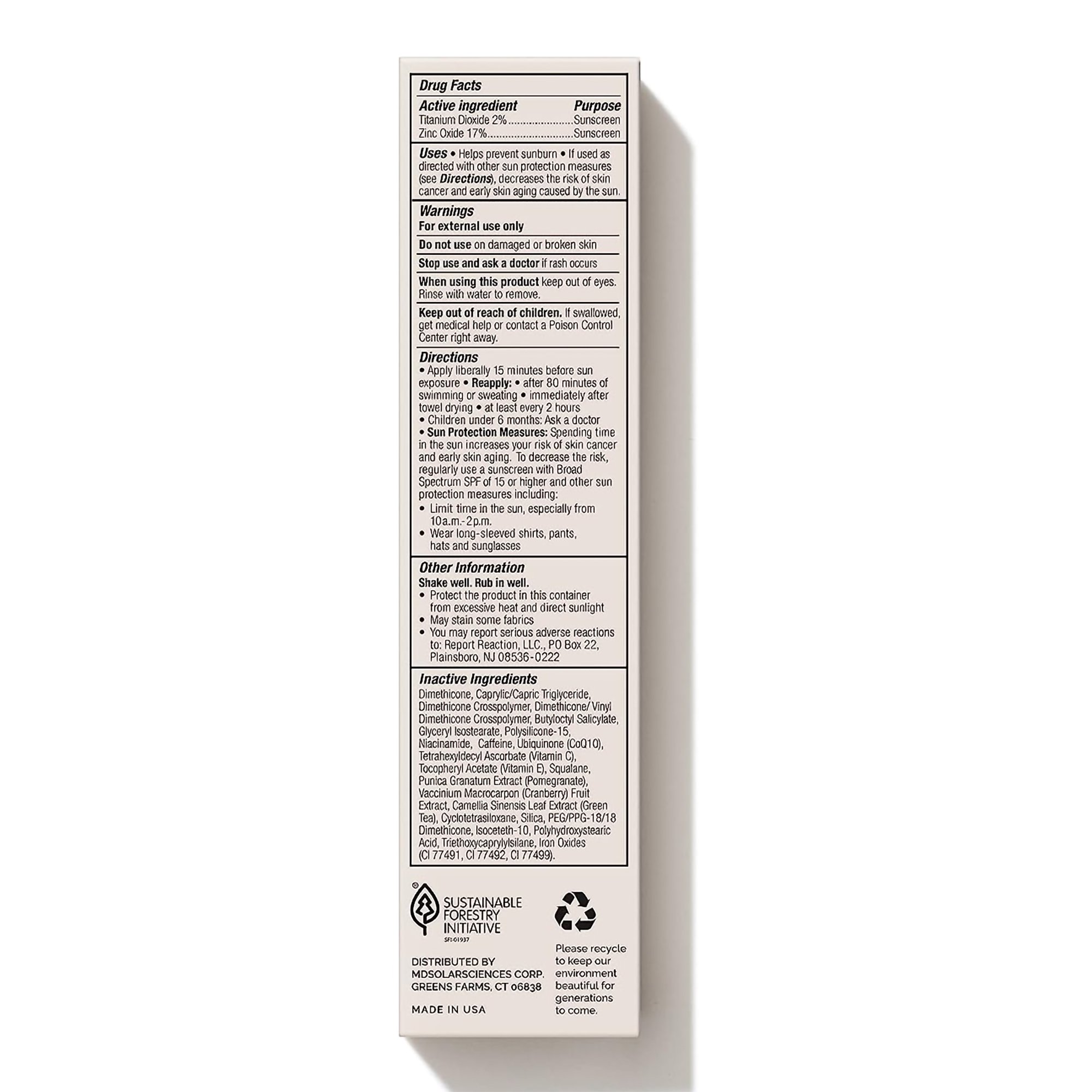 MDSolarSciences 148003 - MDSolarsciences™ MD Mineral BB Crème SPF 50, Medium - 1/Each, 3/Pack, 24/Case