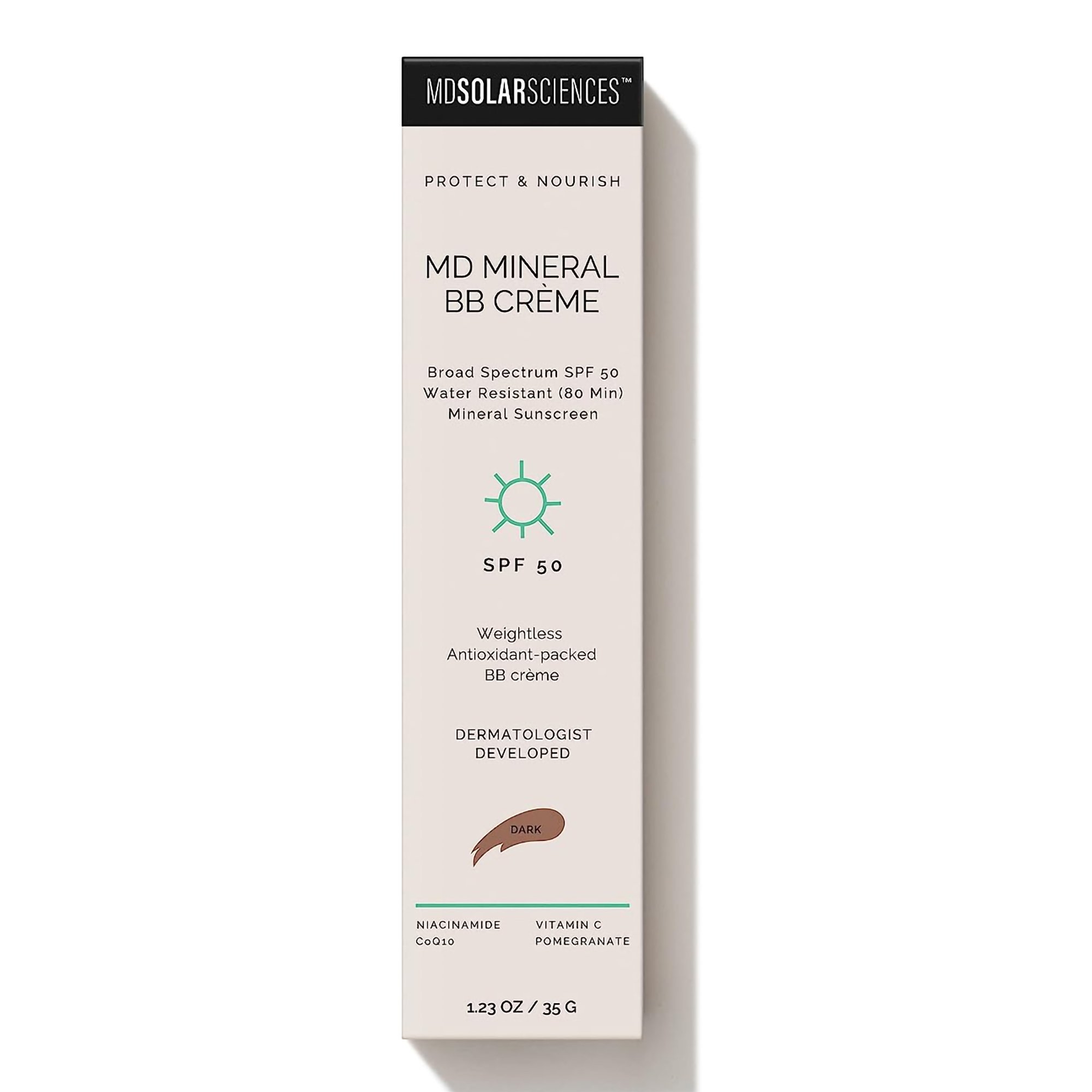 MDSolarSciences 149003 - MDSolarsciences™ MD Mineral BB Crème SPF 50, Dark - 1/Each, 3/Pack, 24/Case