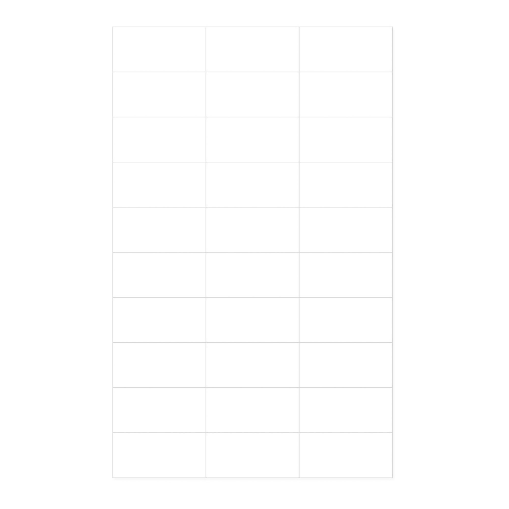 PDC Healthcare - LSL130 Blank Label pdc Laser Label White 1-1/2 X 2-27/32 Inch