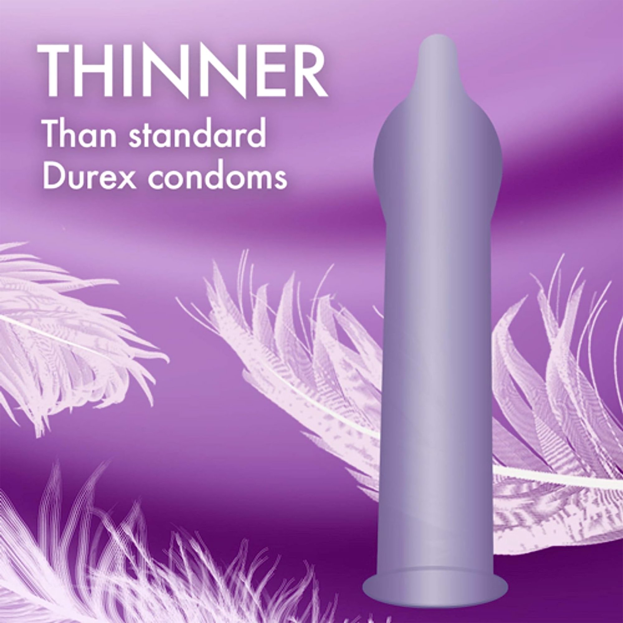 RB Health US LLC 00234012900 - Durex Extra Sensitive Ultra Thin Lubricated Latex Condoms - 3/Box