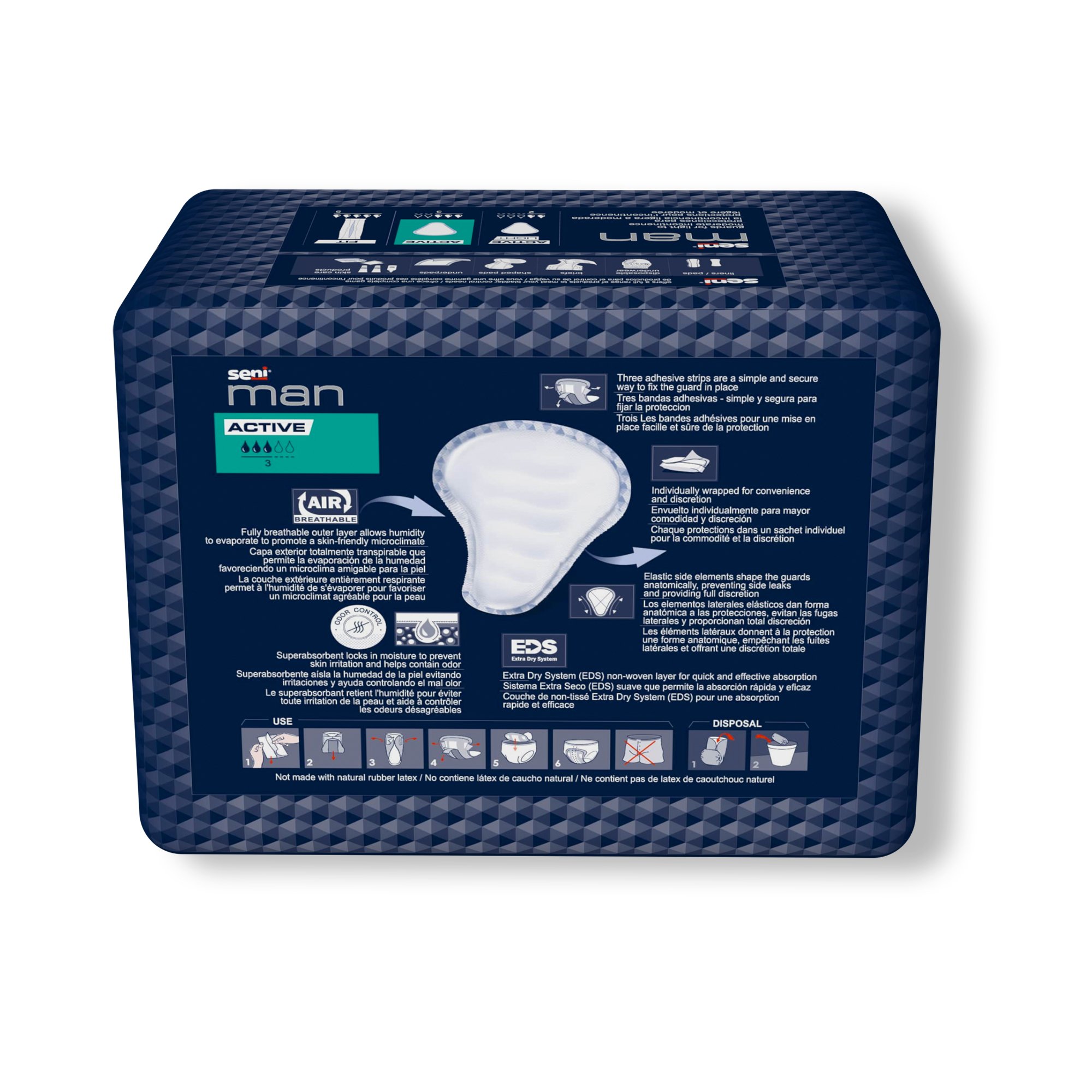 TZMO USA Inc S-A015-US1 - Seni® Man Active Bladder Control Guards - 15/Pack, 90/Case