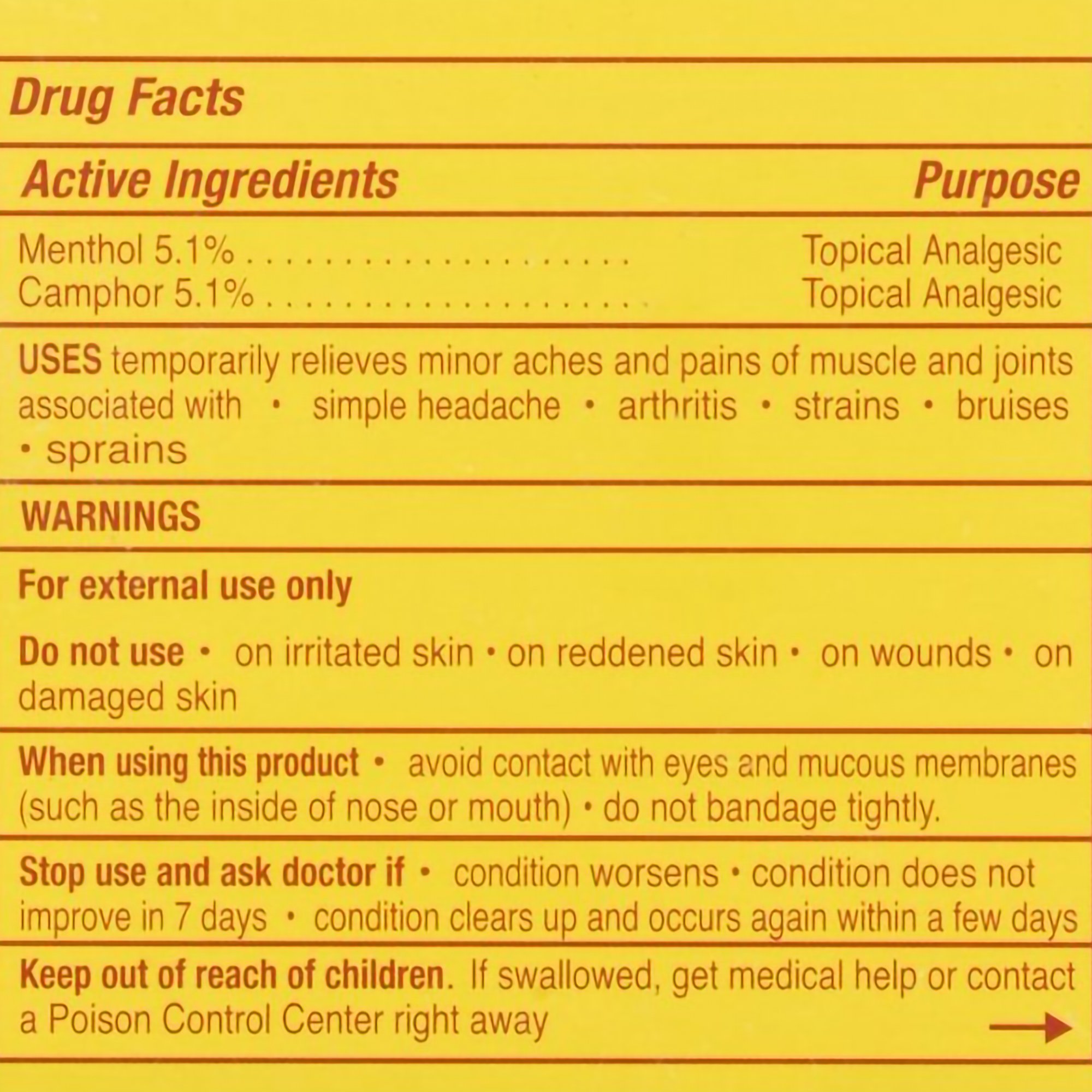 Oakhurst Company 01116910012 - Soltice® Quick Rub Topical Analgesic - 1/Each