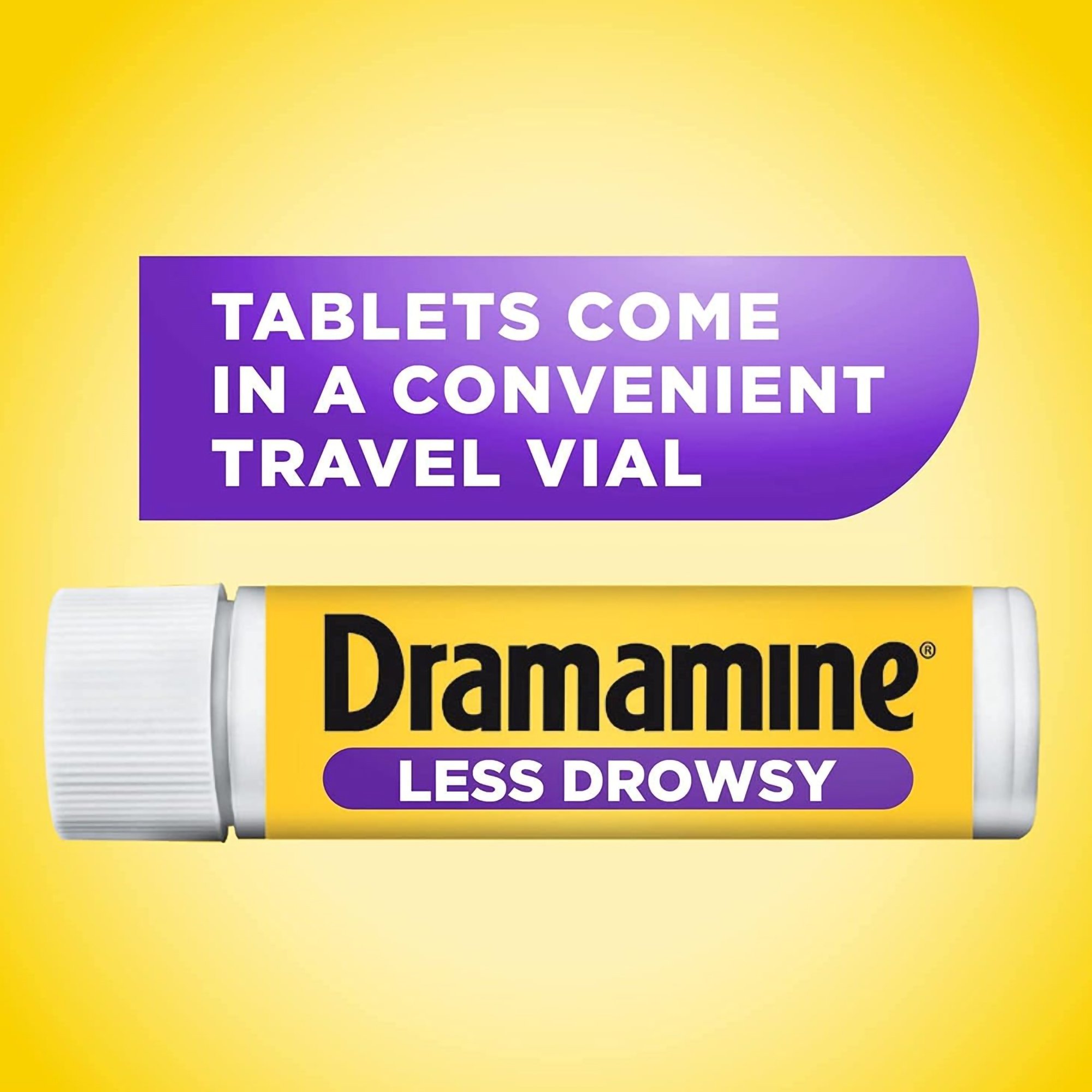 Prestige Medical 83124800198 - Dramamine® Motion Sickness Meclizine Antiemetic Less Drowsy Tablets - 8/Box