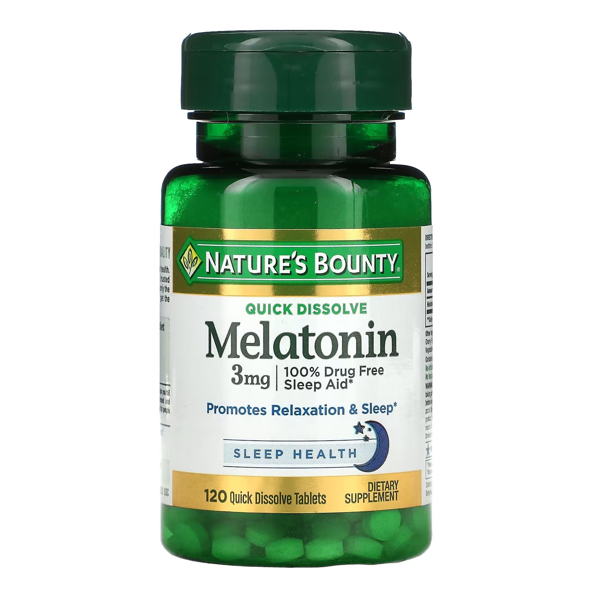 US Nutrition - 50428419642 Nature's Bounty® Melatonin 3 mg Capsules