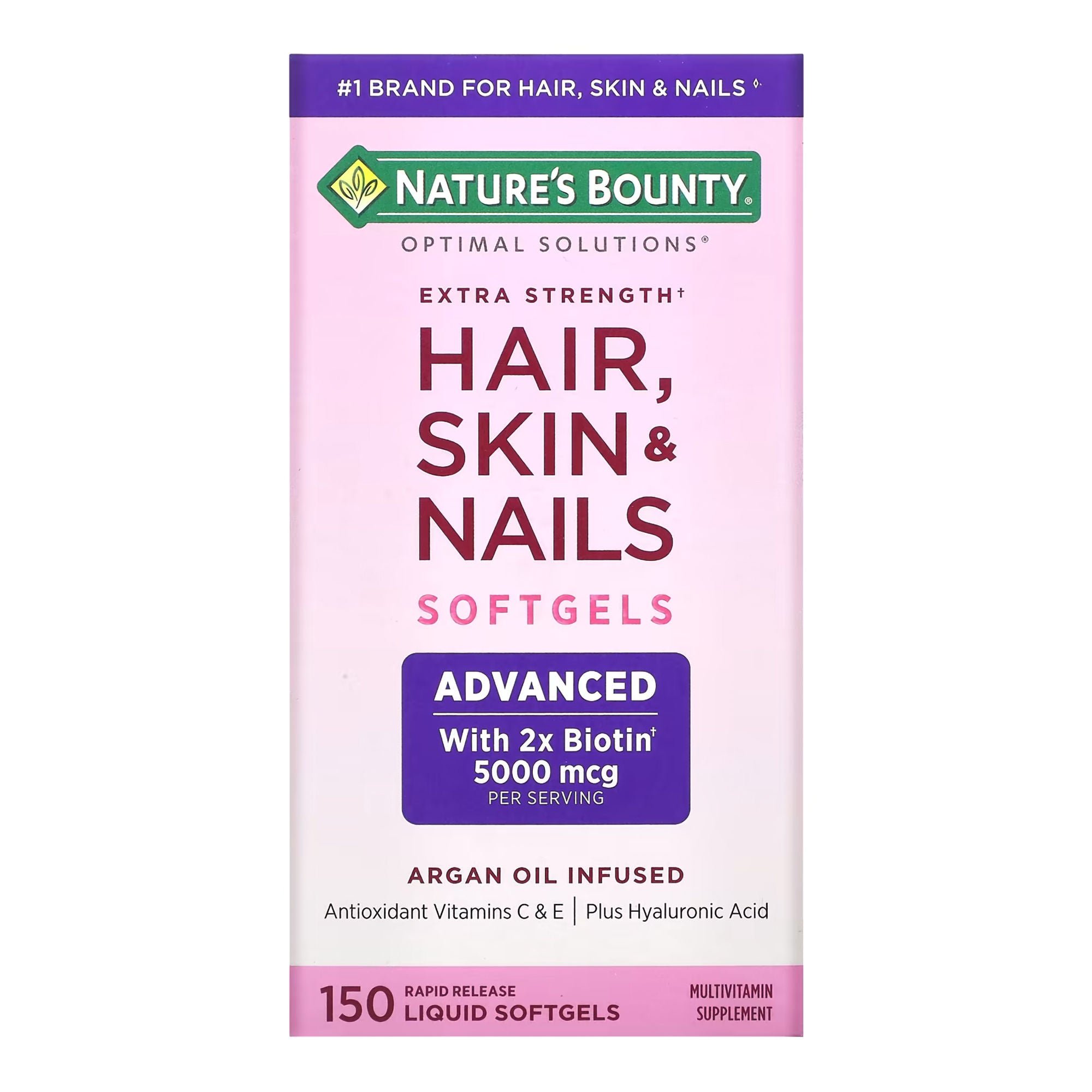 US Nutrition - 07431235710 Nature's Bounty® Optimal Solutions Extra Strength Hair
