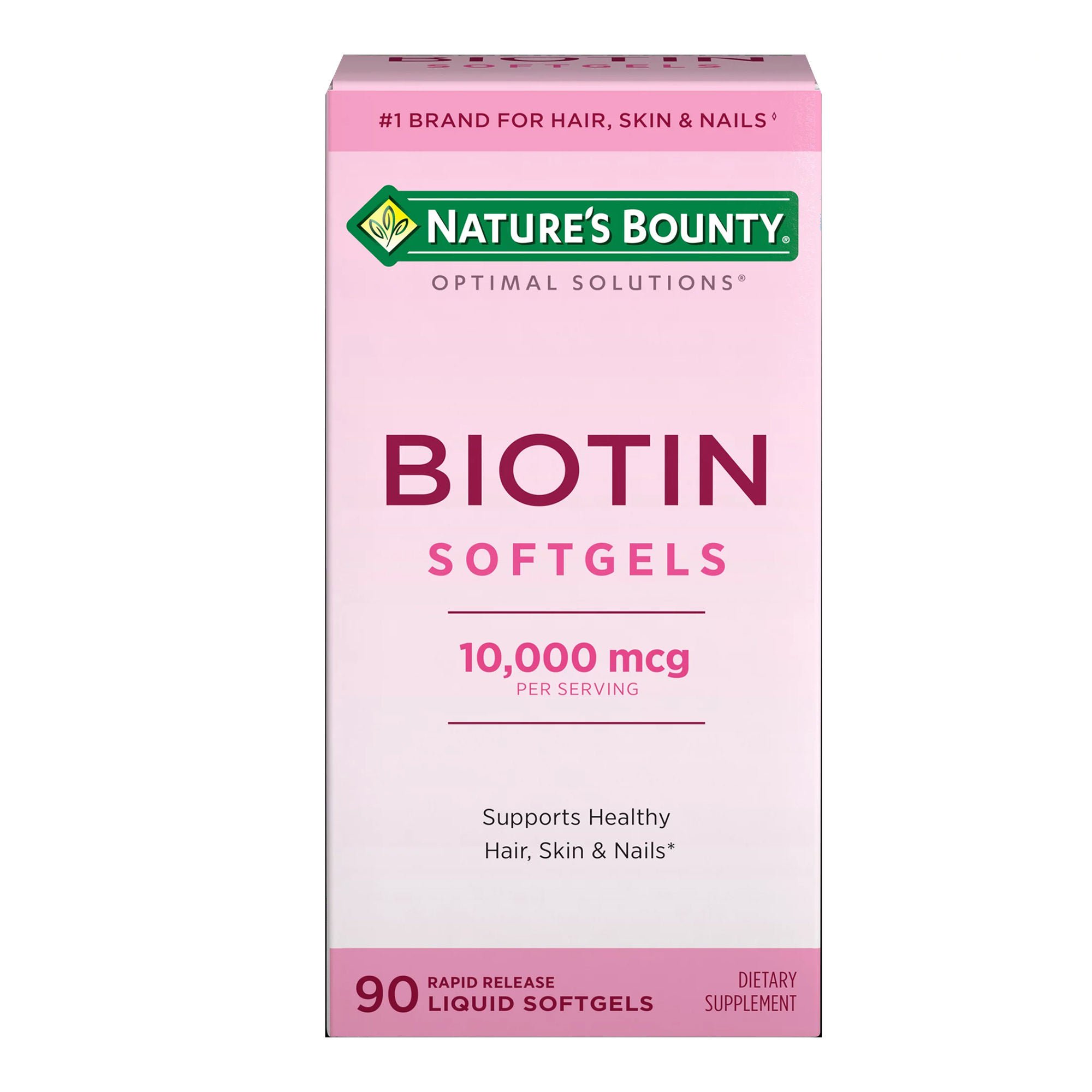 US Nutrition - 07431258865 Nature's Bounty® Optimal Solutions Biotin 10