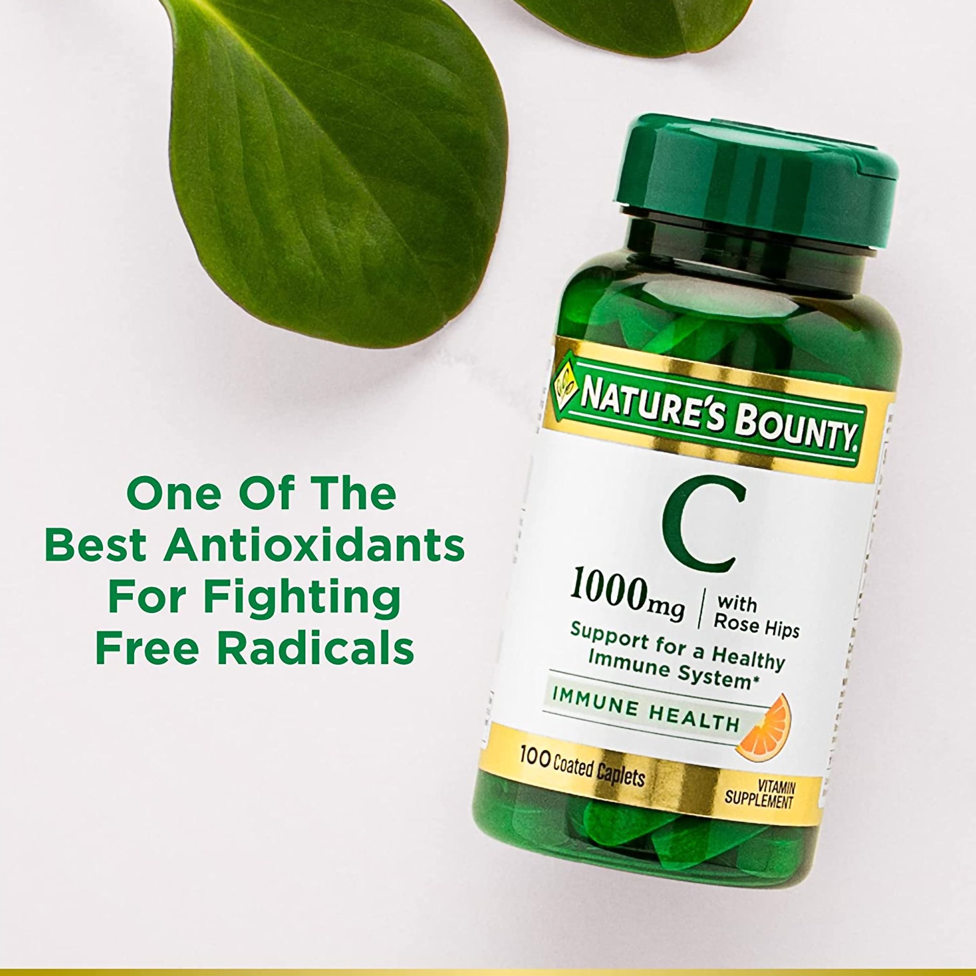 US Nutrition 07431201707 - Nature's Bounty 1000 mg Vitamin C Caplets - 1/Bottle