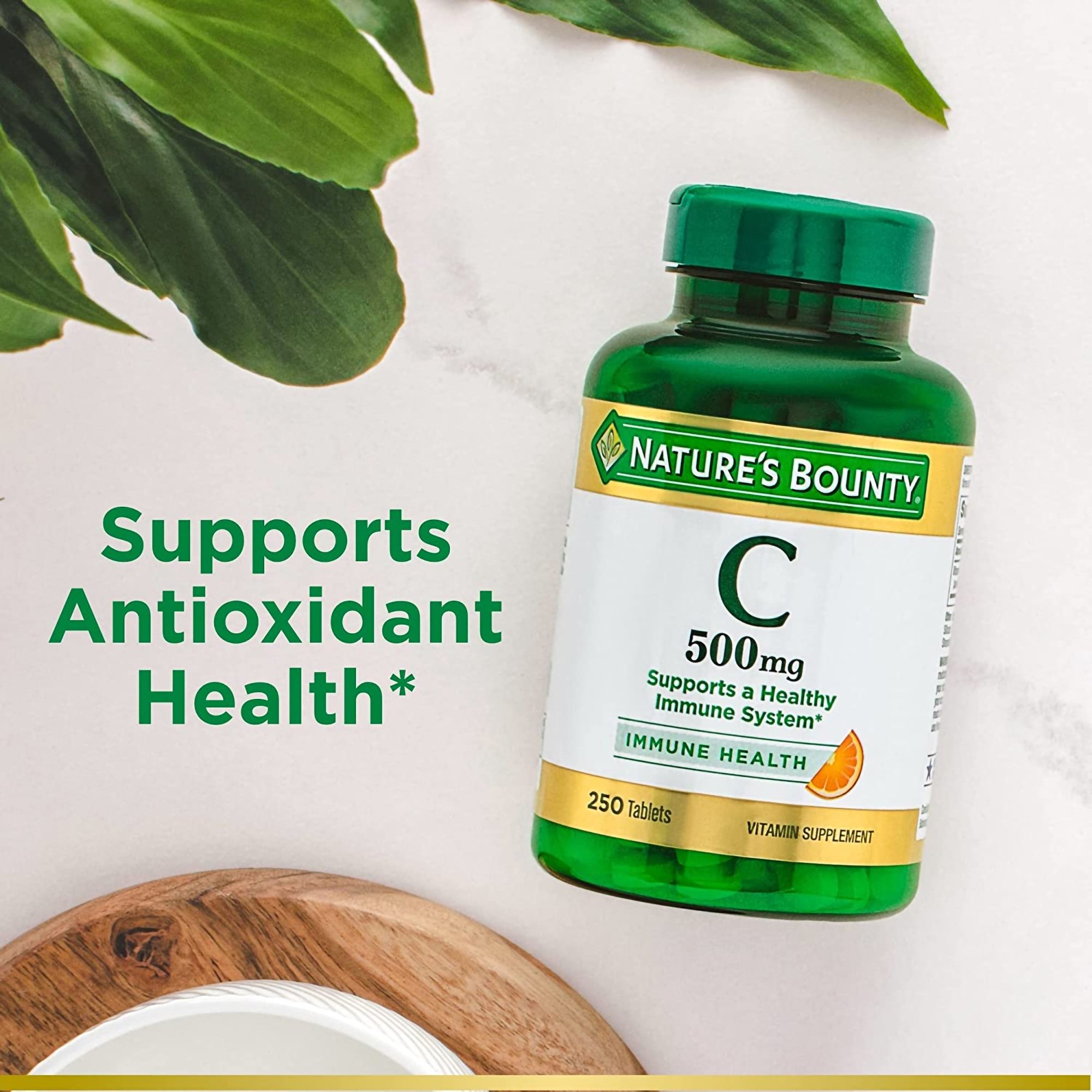 US Nutrition 07431201474 - Nature's Bounty® Vitamin C-500 mg Tablets - 1/Bottle