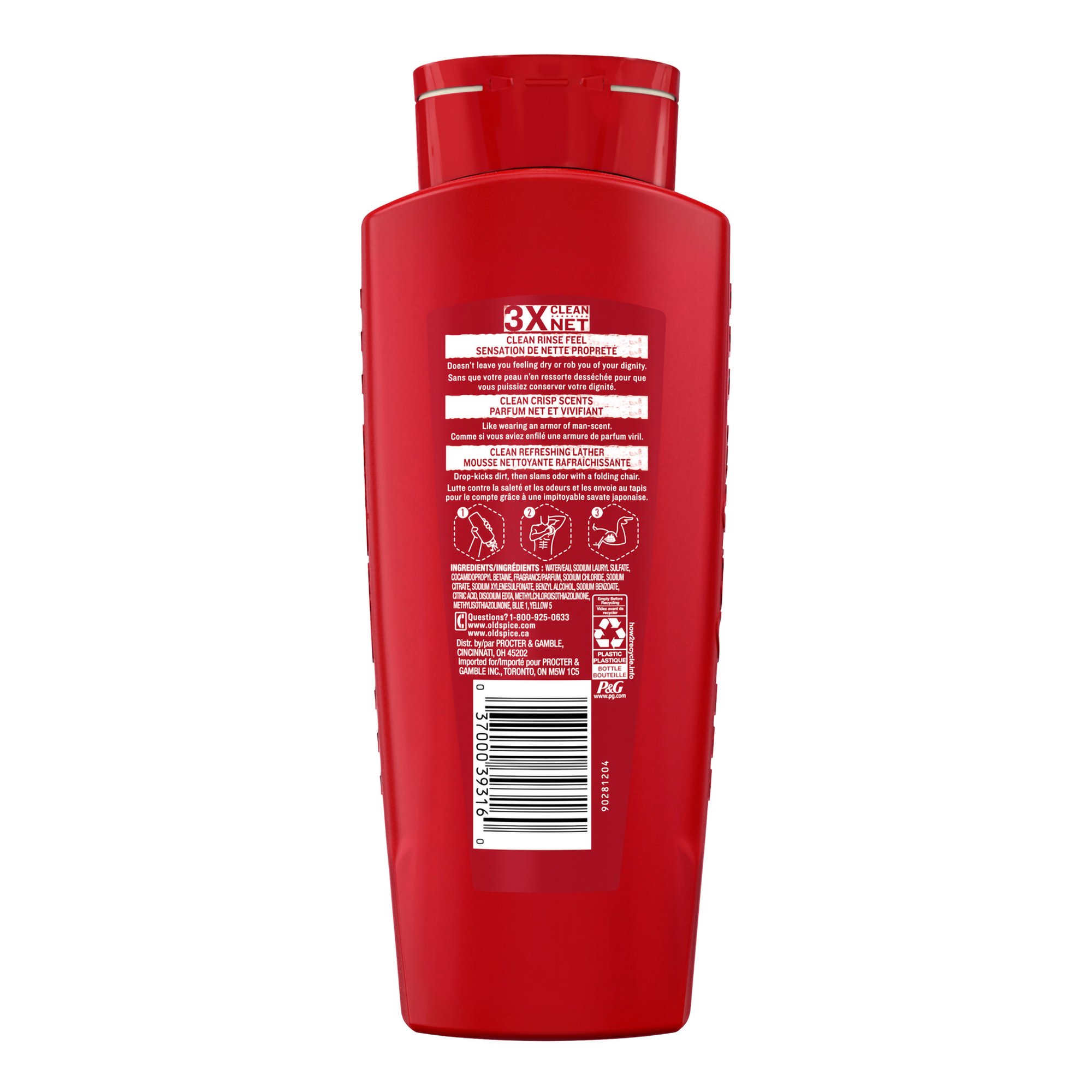 Procter & Gamble 03700039316 - Old Spice® High Endurance® Body Wash Pure Sport™ - 1/Each