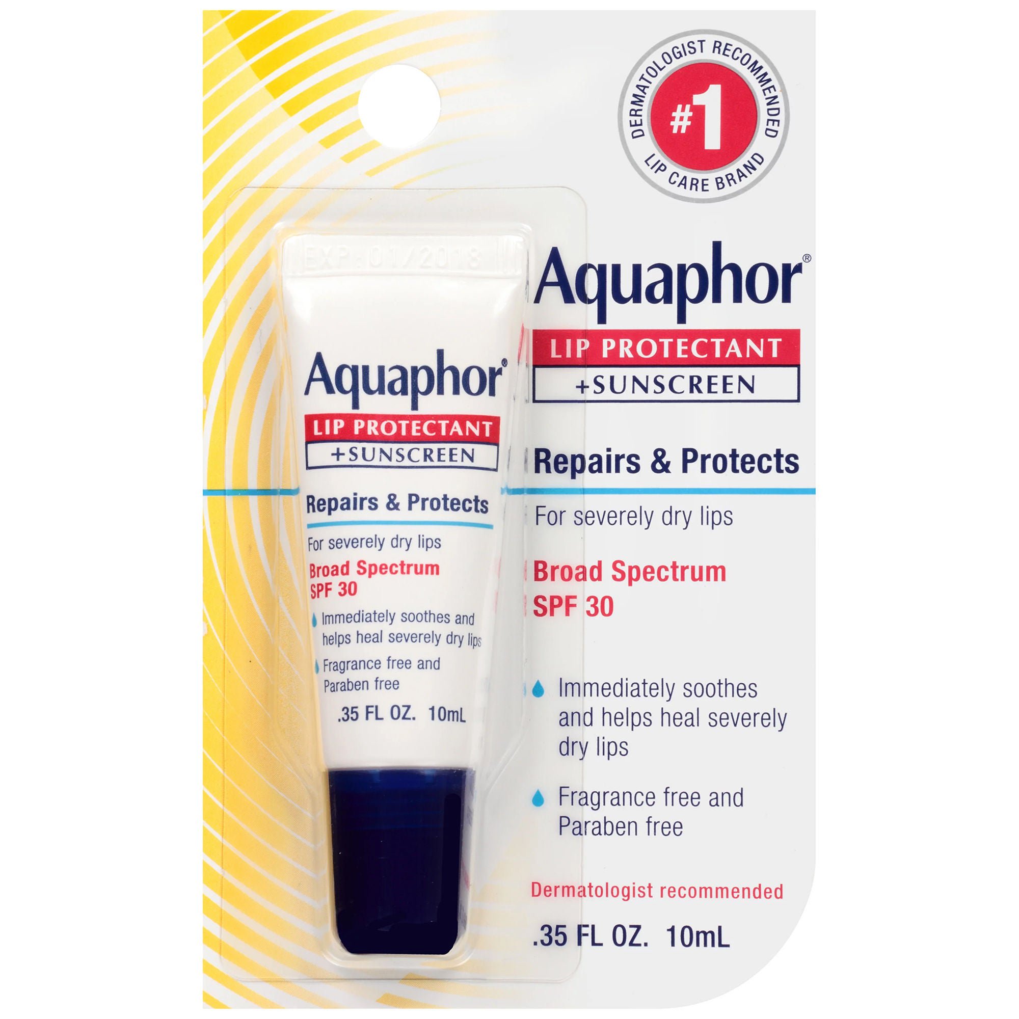 Beiersdorf - 07214001011 Aquaphor® Lip Protectant + SPF 30