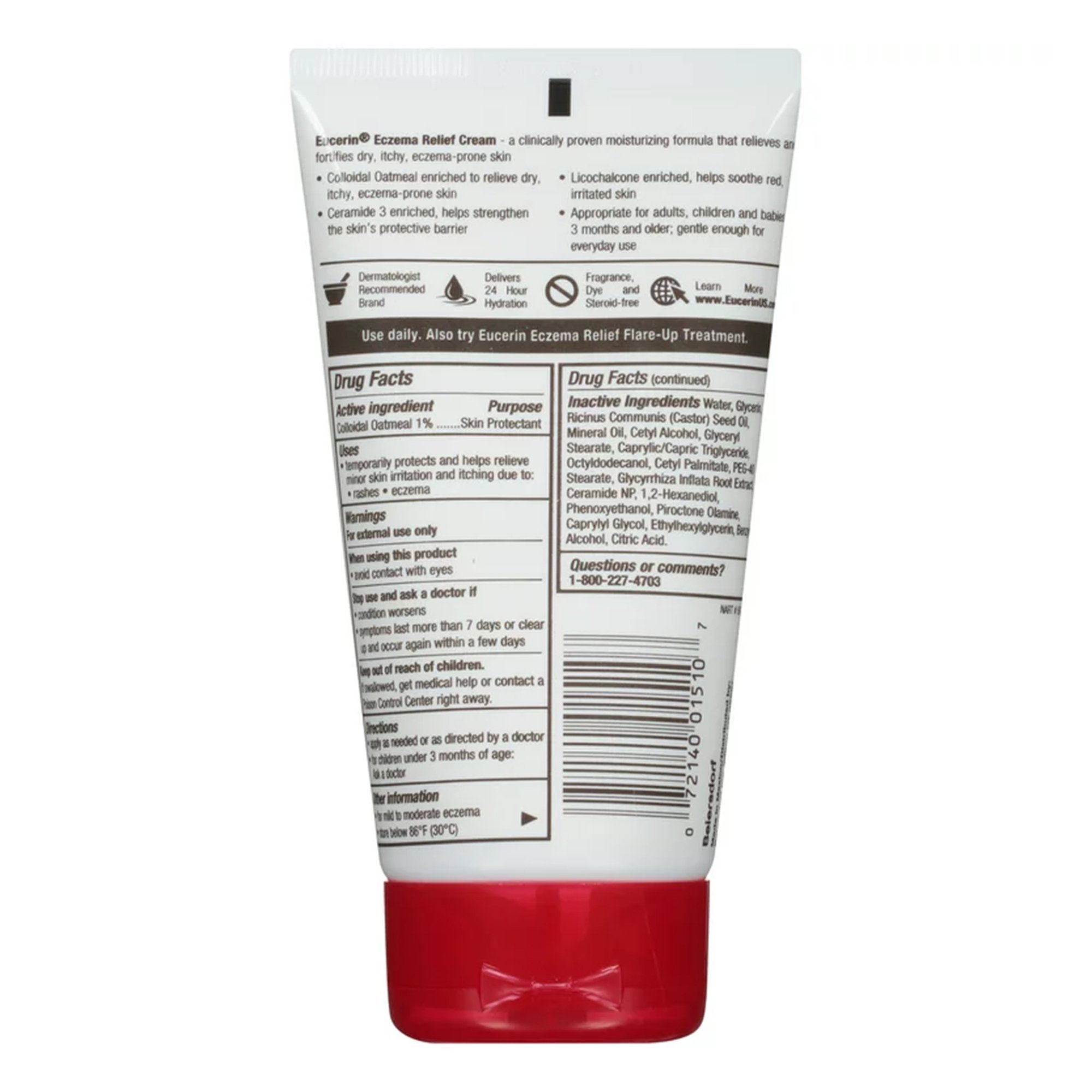 Beiersdorf 07214001510 - Eucerin® Eczema Relief Cream, 5 oz. - 1/Each