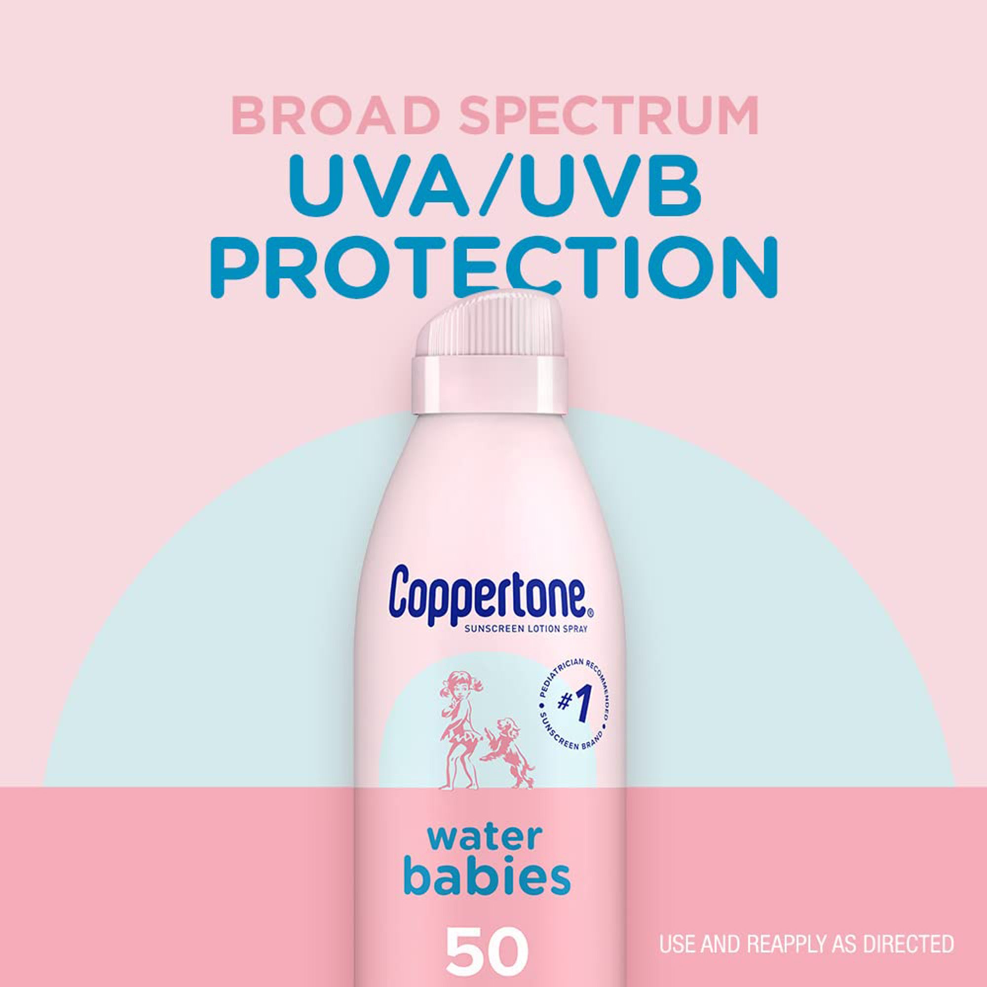 Beiersdorf 07214002717 - Coppertone® Water Babies Sunscreen Spray, SPF 50 - 1/Each