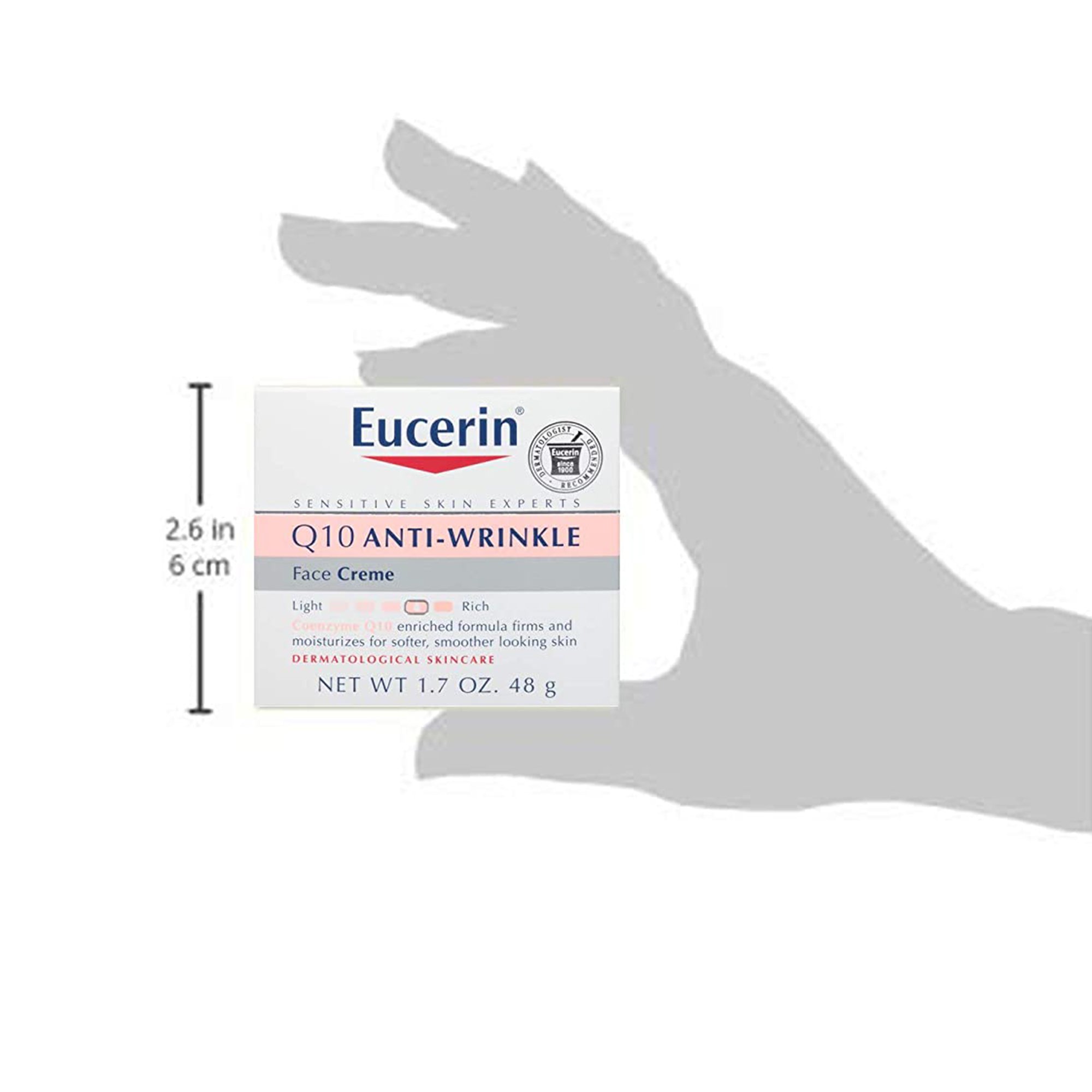 Beiersdorf 07214063413 - Eucerin® Q10 Anti-Wrinkle Sensitive Skin Face Cream, 1.7 oz. - 1/Each