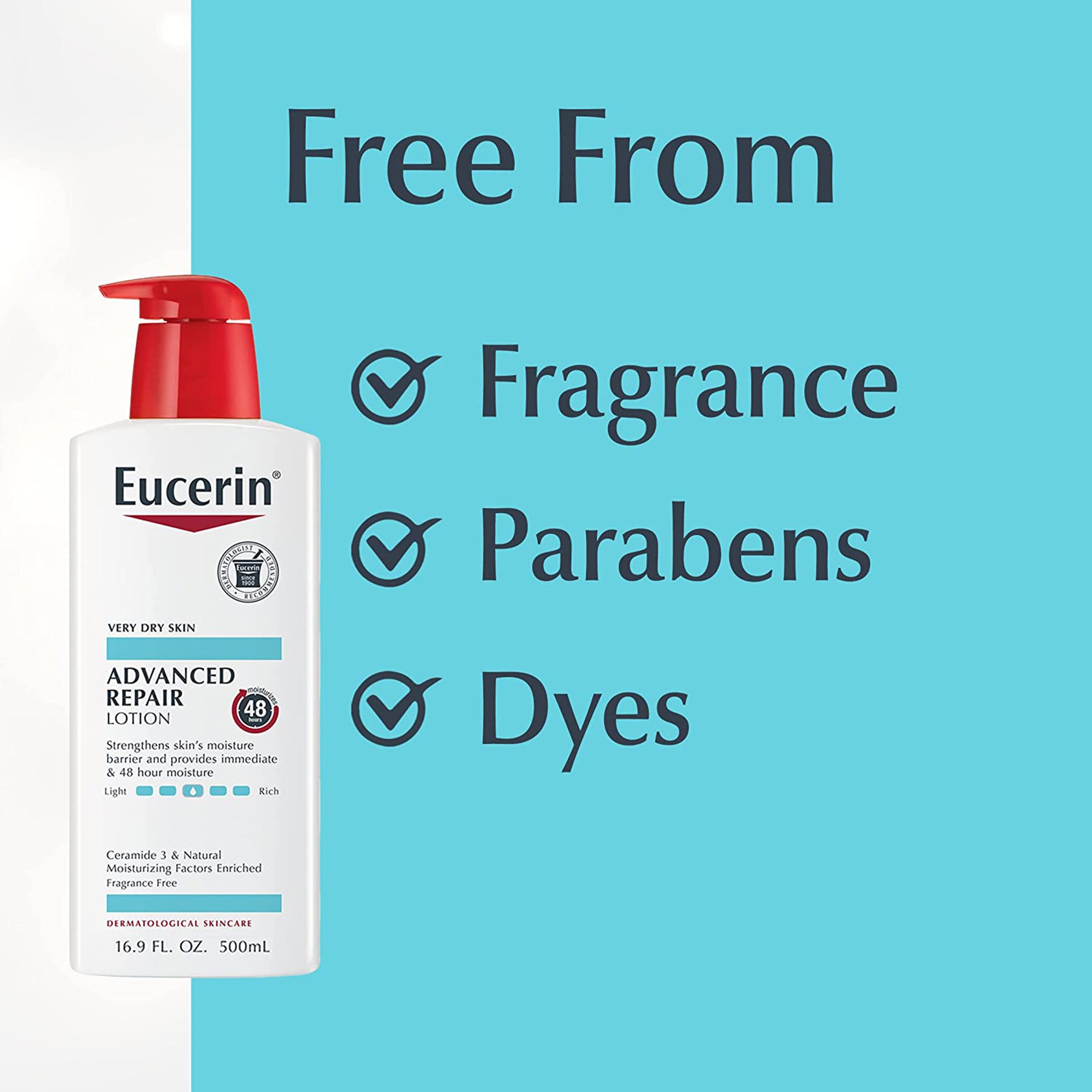 Beiersdorf 07214063482 - Eucerin® Advanced Repair Lotion, 16.9 oz. - 1/Each