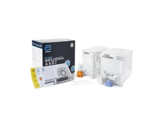 Abbott Rapid Dx North America LLC - 427000B4G6 Respiratory Test Kit ID NOW™ Influenza A + B 2.0 Influenza A + B 24 Tests per Kit CLIA Waived