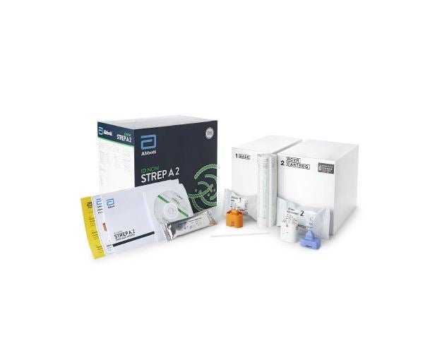 Abbott Rapid Dx North America LLC - 734000B4G6 Respiratory Test Kit ID NOW™ Strep A 2.0 Strep A Test 24 Tests per Kit CLIA Waived