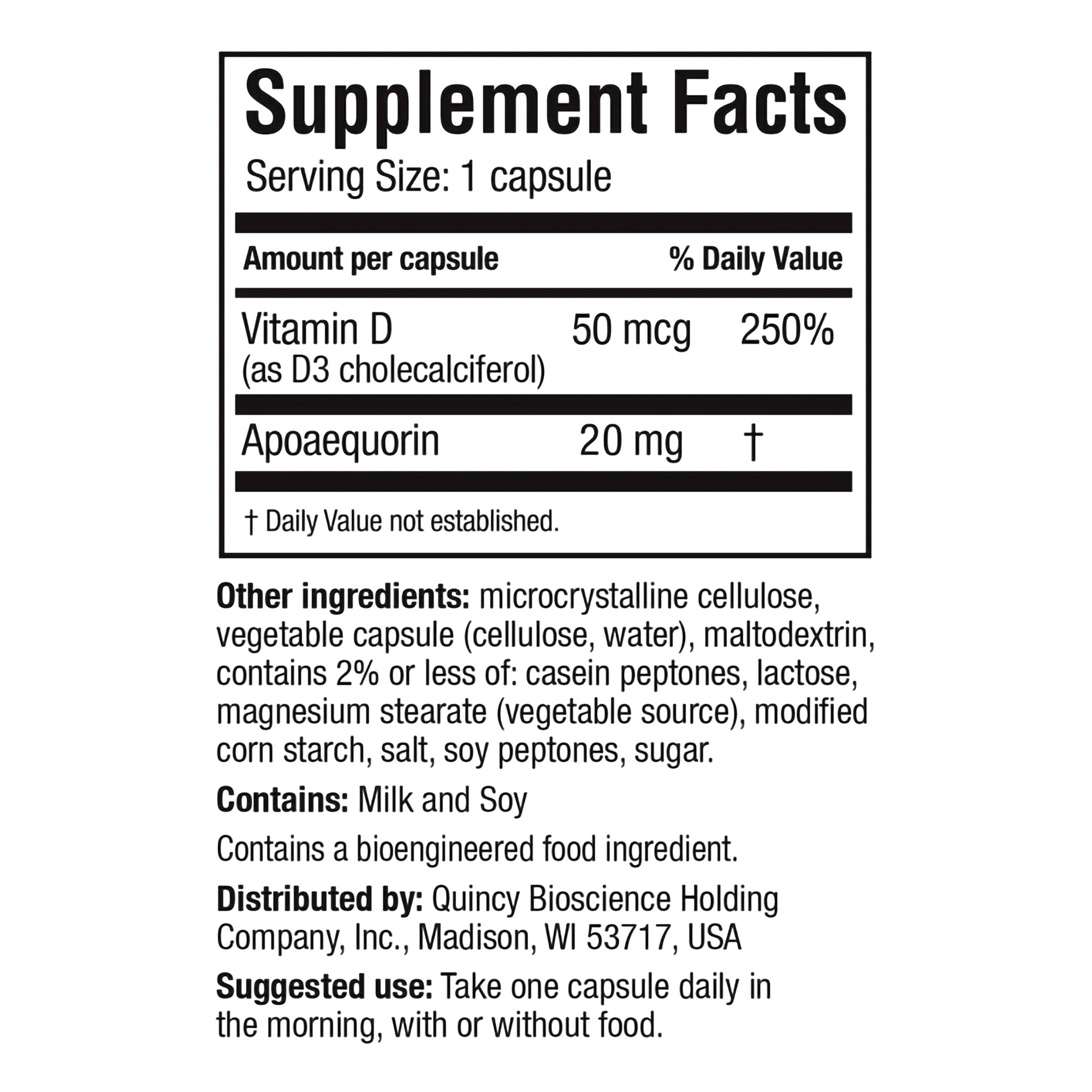 Prevagen Inc 89404700110 - Prevagen® Extra Strength Capsules - 1/Bottle