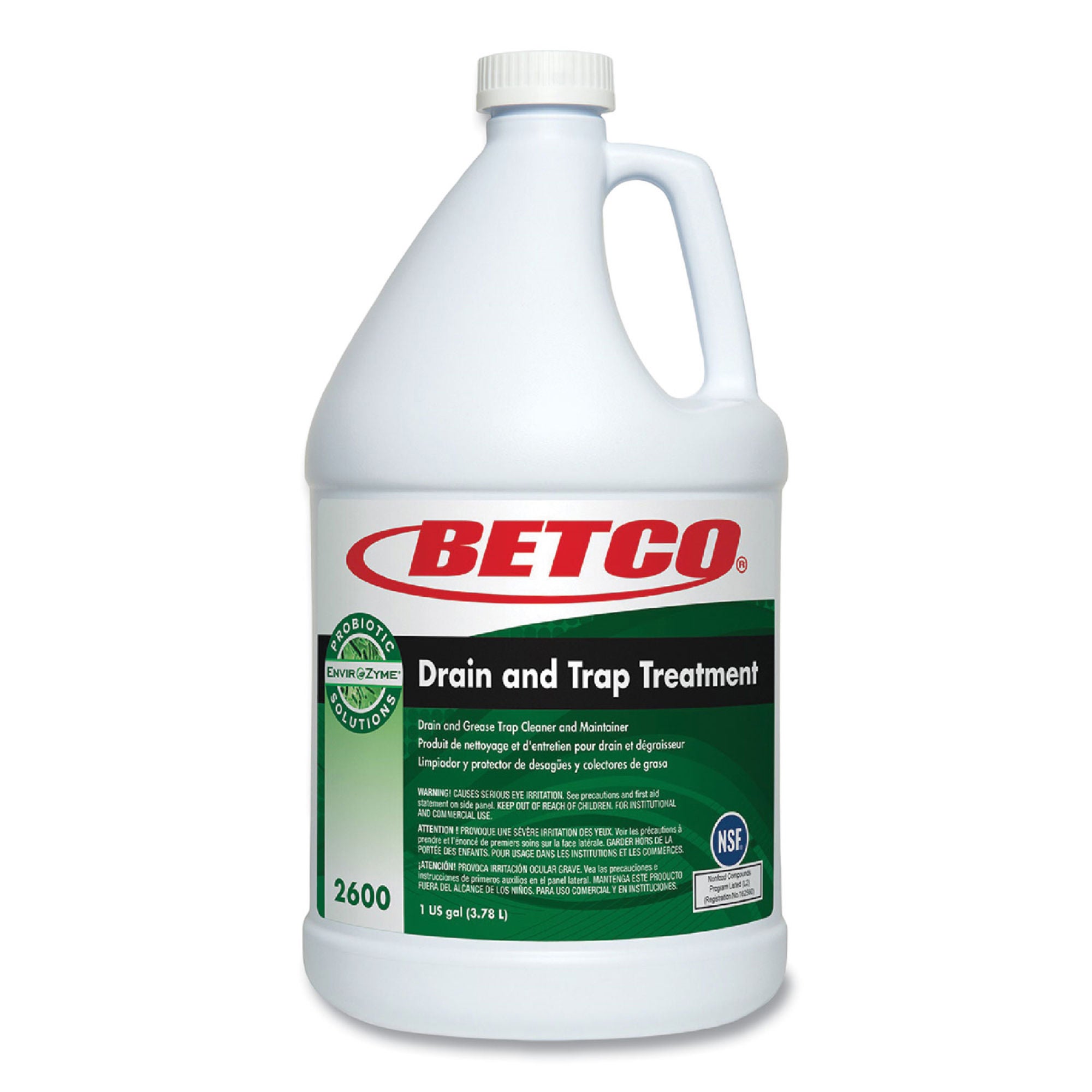 Essendant Co-United Stationers - BET26000400 Drain Cleaner Betco® Drain and Trap Treatment Manual Pour Liquid 1 gal. Jug Ocean Breeze Scent NonSterile