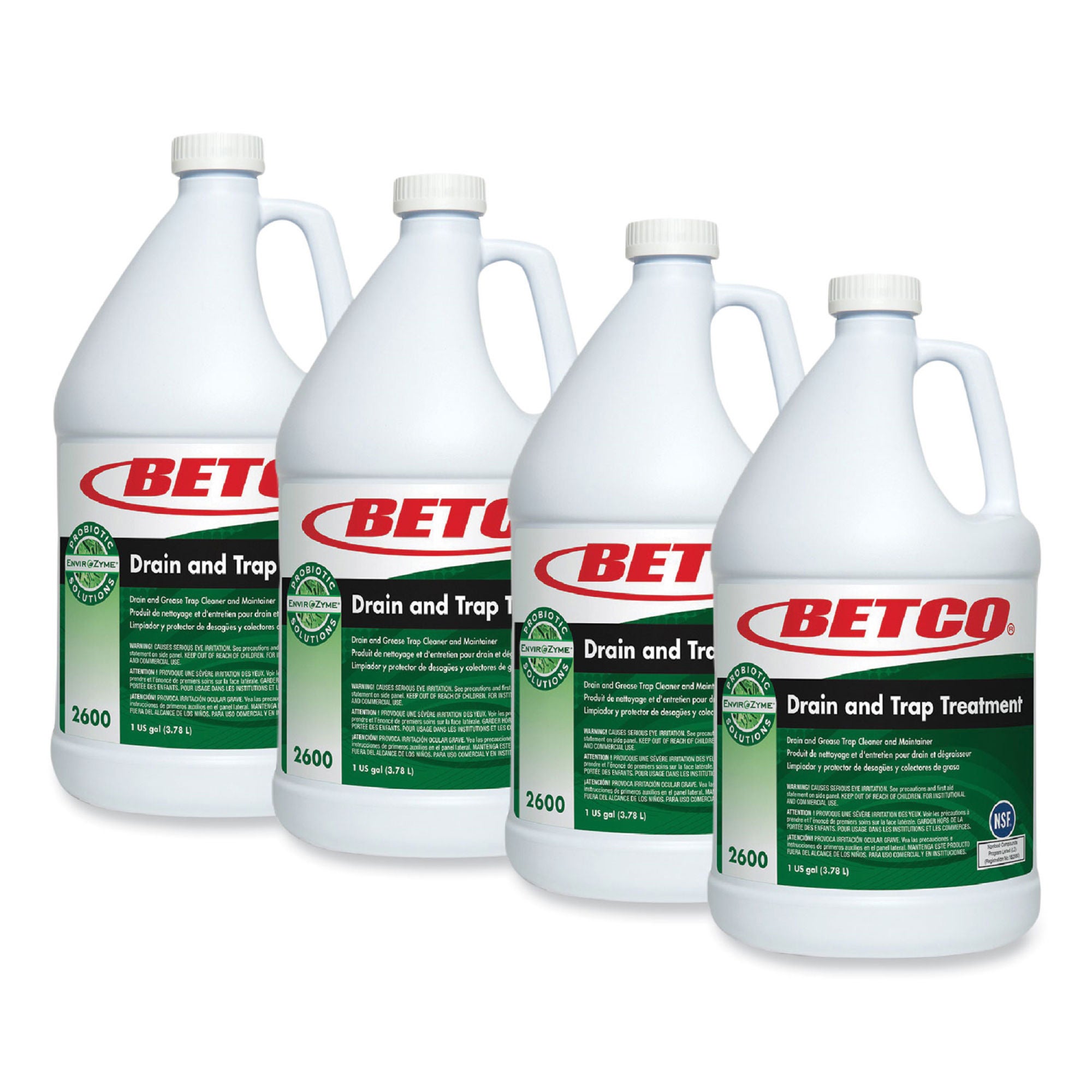 Essendant Co-United Stationers - BET26000400 Drain Cleaner Betco® Drain and Trap Treatment Manual Pour Liquid 1 gal. Jug Ocean Breeze Scent NonSterile