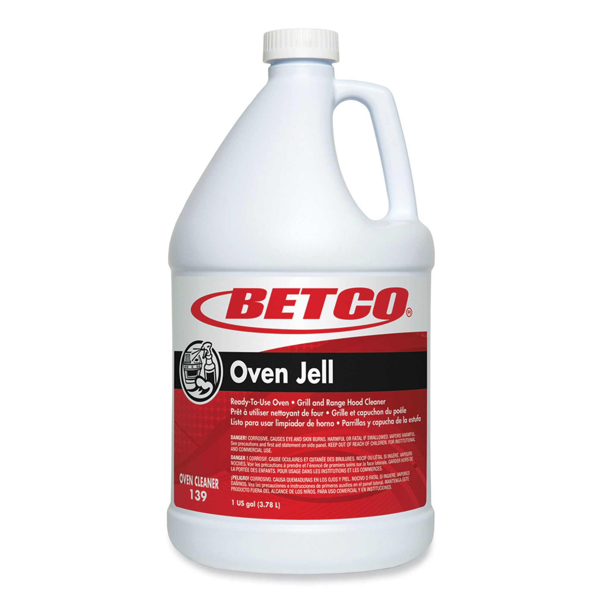 Essendant Co-United Stationers - BET1390400 Surface Cleaner / Degreaser Betco® Oven Jell Manual Pour Liquid Concentrate 1 gal. Jug Citrus Scent NonSterile